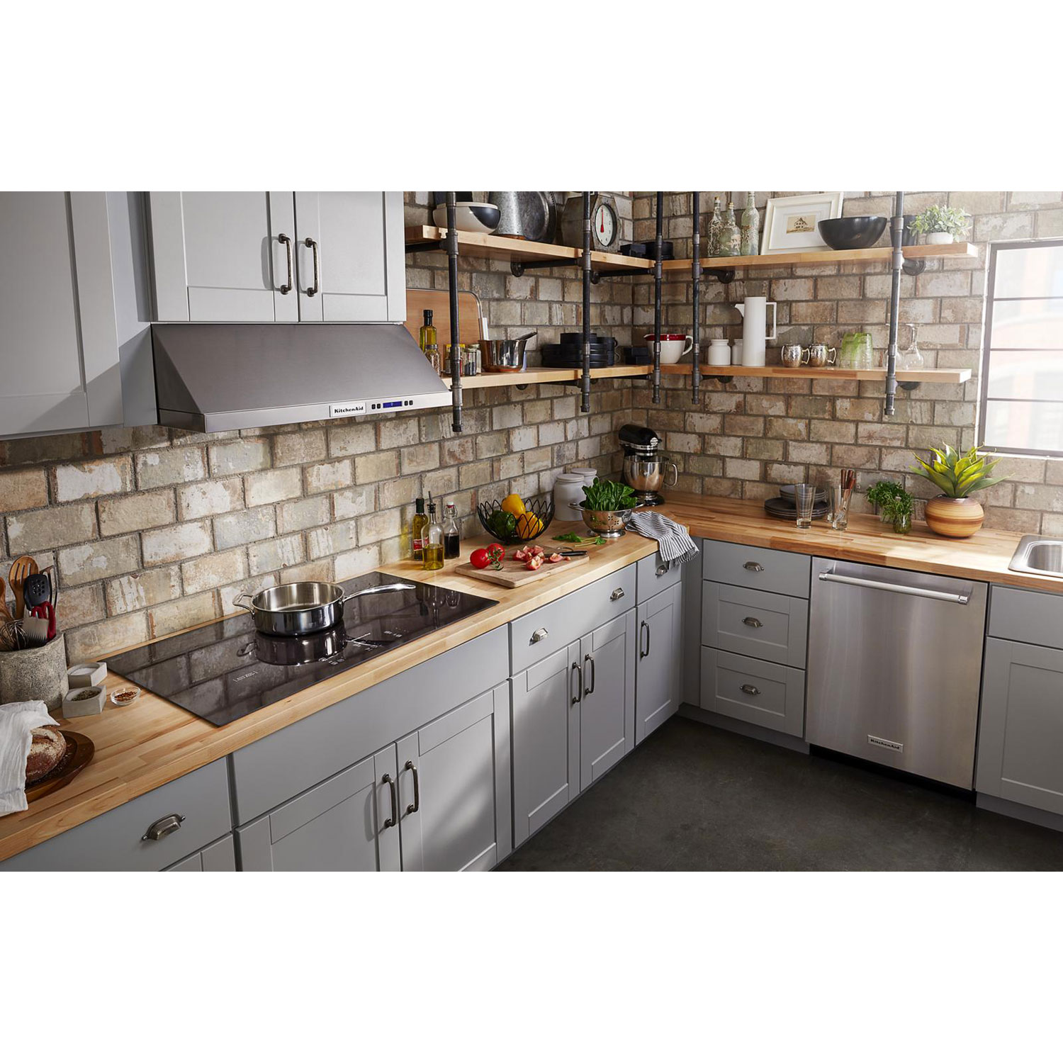 Surface de cuisson électrique de 36 po à 5 éléments de KitchenAid - Noir