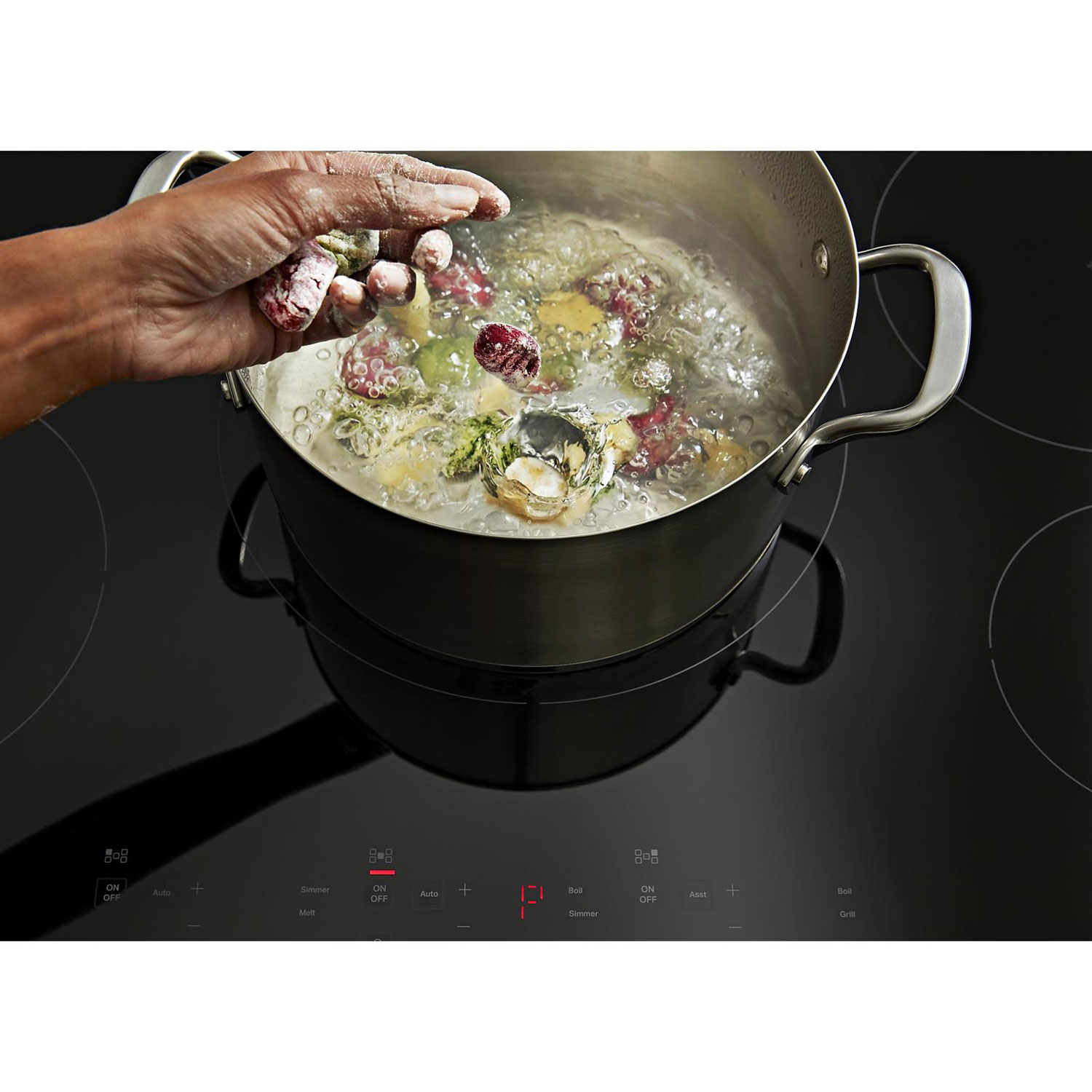 Surface de cuisson à induction 5 éléments 36 po de KitchenAid - Acier inoxydable
