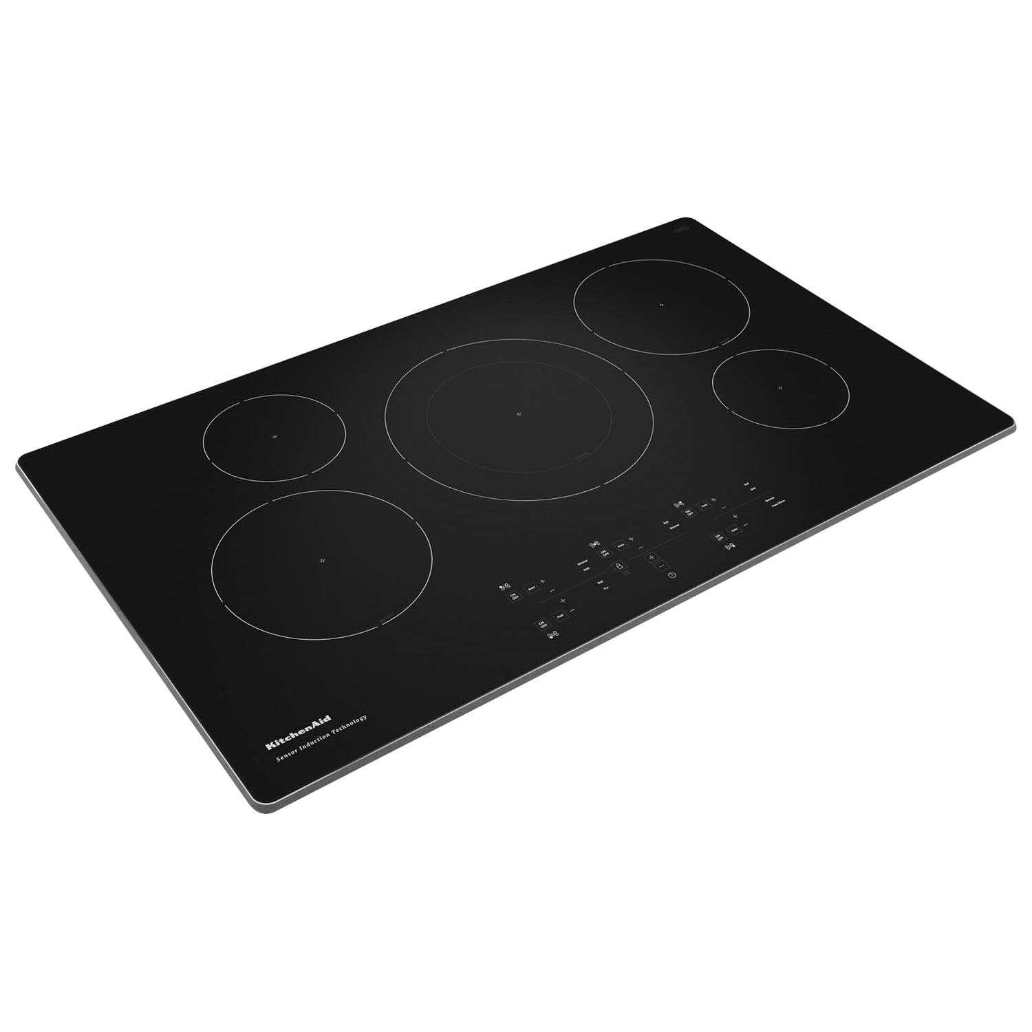 Surface de cuisson à induction 5 éléments 36 po de KitchenAid - Acier inoxydable