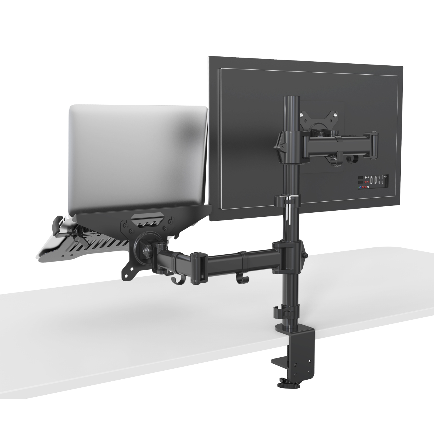 Support de moniteur double entièrement réglable et support pour portable de 17 po et moins 32 – sa-LH09