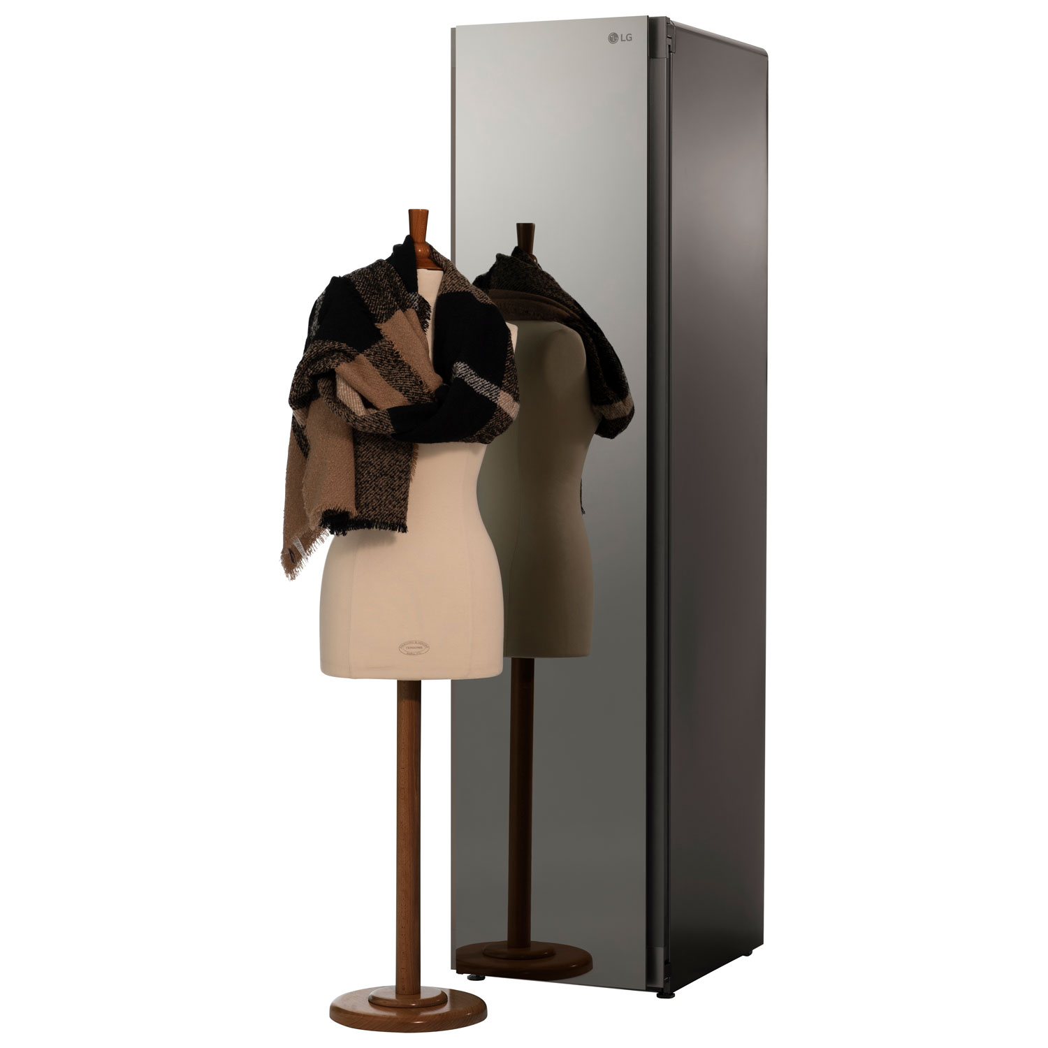 Système d'entretien des vêtements à la vapeur Styler de LG - Fini miroir