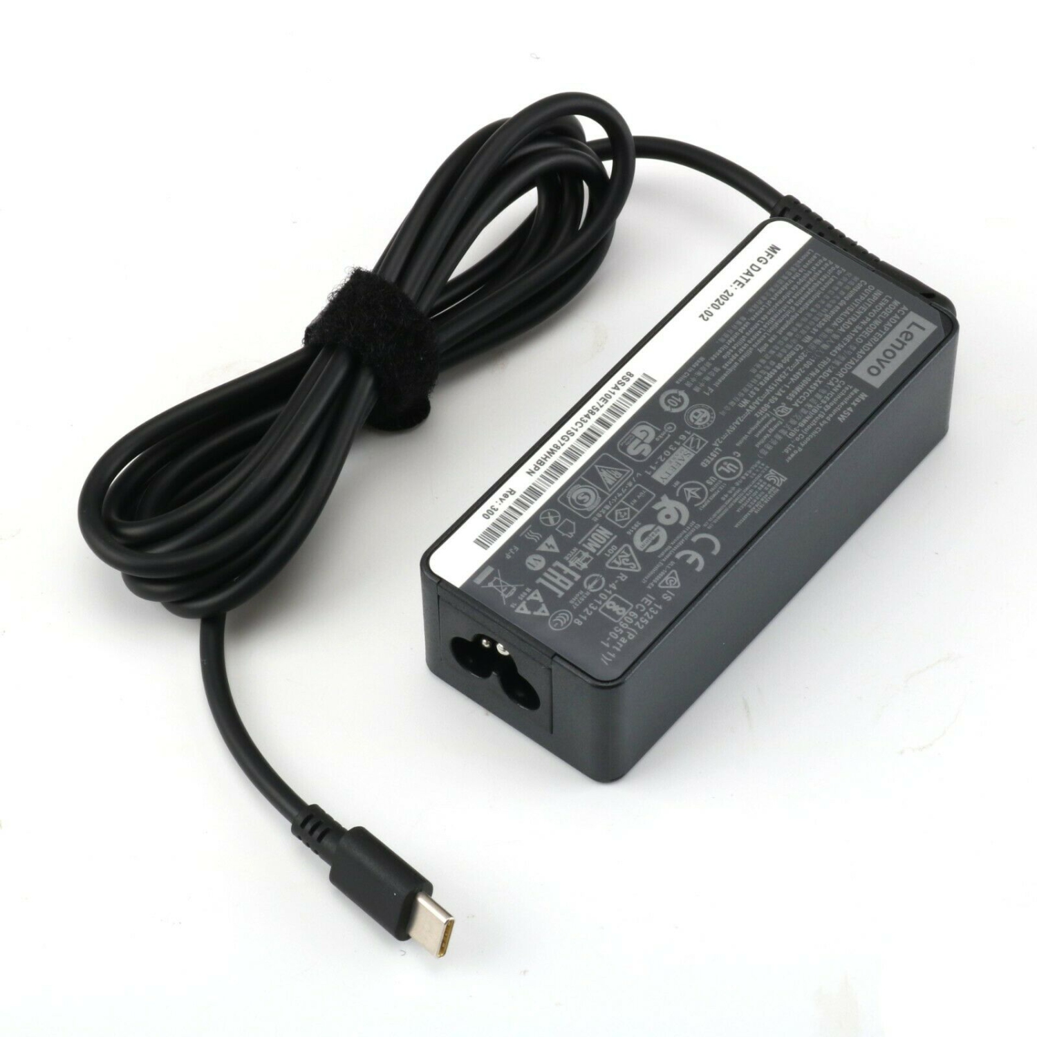 Nouvel adaptateur secteur Lenovo 45 W USB-C d'origine. 20V-2.25A/15V-3A/9V-2A/5V-2A&nbsp;; Connecteur : USB-C TYPE-C