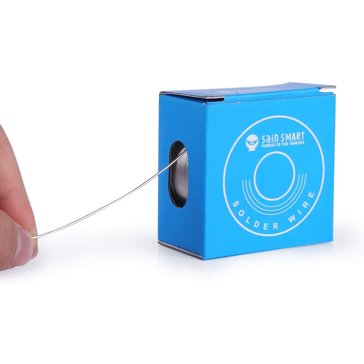 SainSmart 0.8mm Solder Wire 63/37 Tin/Lead Sn63Pb37 with Flux Rosin Core for Electrical Soldering