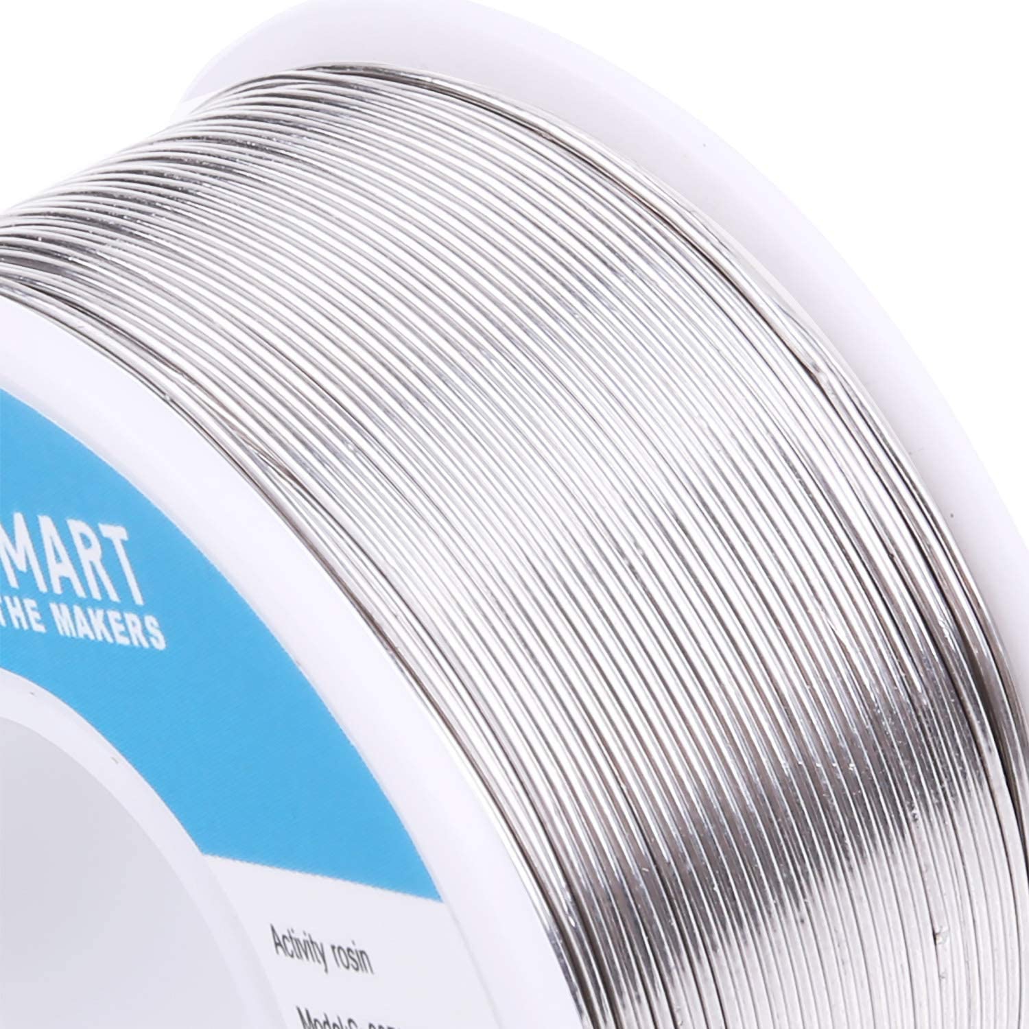 SainSmart – fil à souder de 0,6 mm, 63/37 fils, boîte métallique/plomb, Sn63Pb37 avec centre de rose flux pour brasage électrique