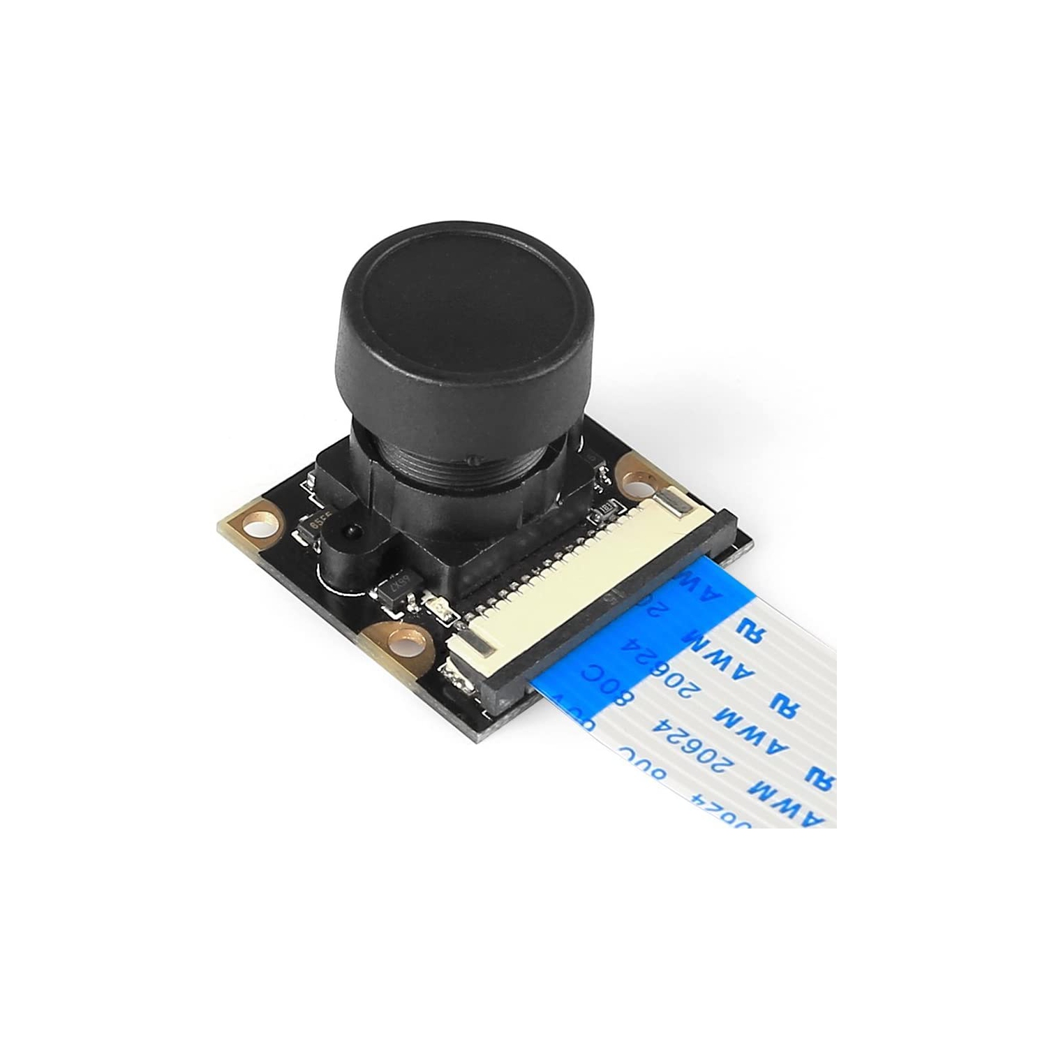 SainSmart Wide Angle Fish-Eye Camera Lenses for Raspberry Pi 3 Model B Pi 2 Model B+ Arduino, RoHS certified