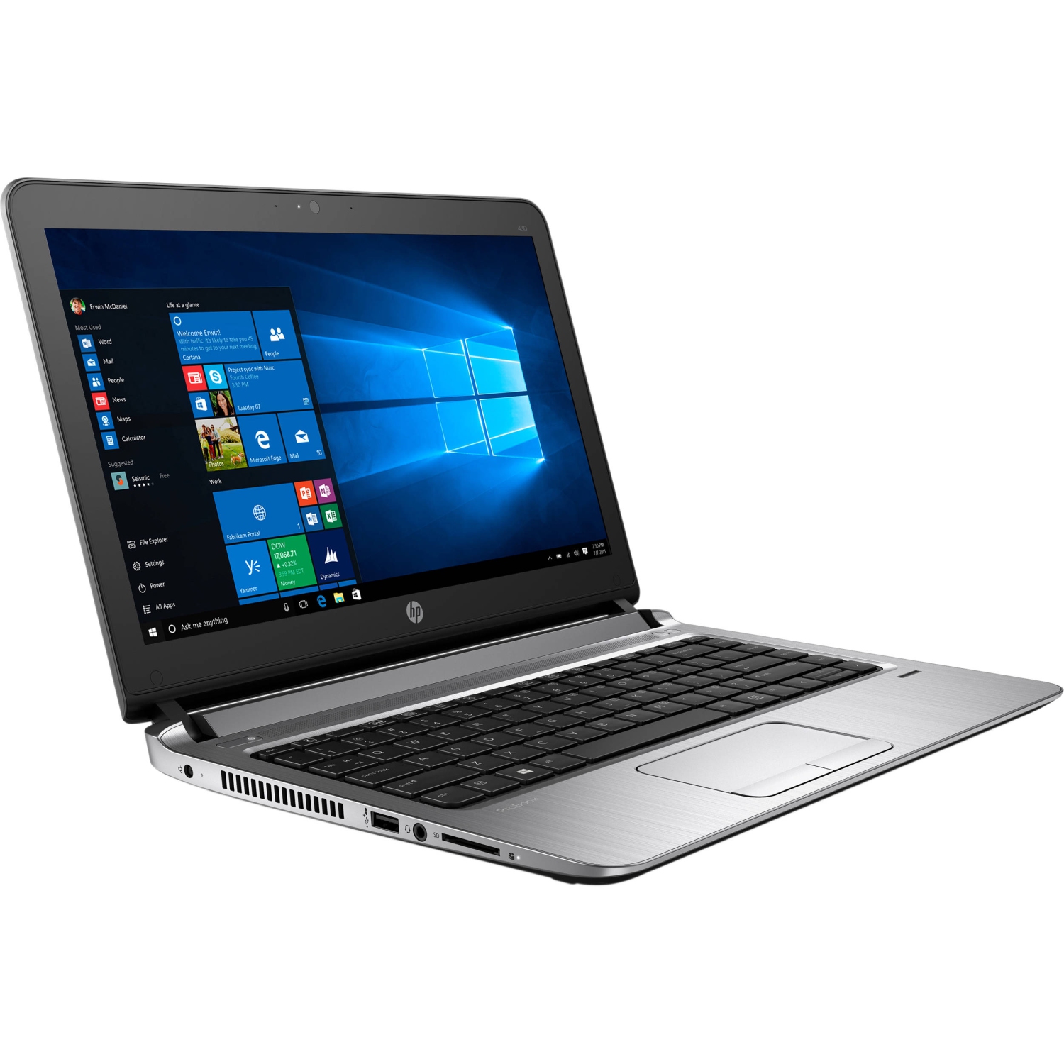 Refurbished (Good) - HP ProBook 430 G3 13" Touchscreen, Core i3-6100U, 4 GB DDR3, 128 GB SSD, Win 10 Home