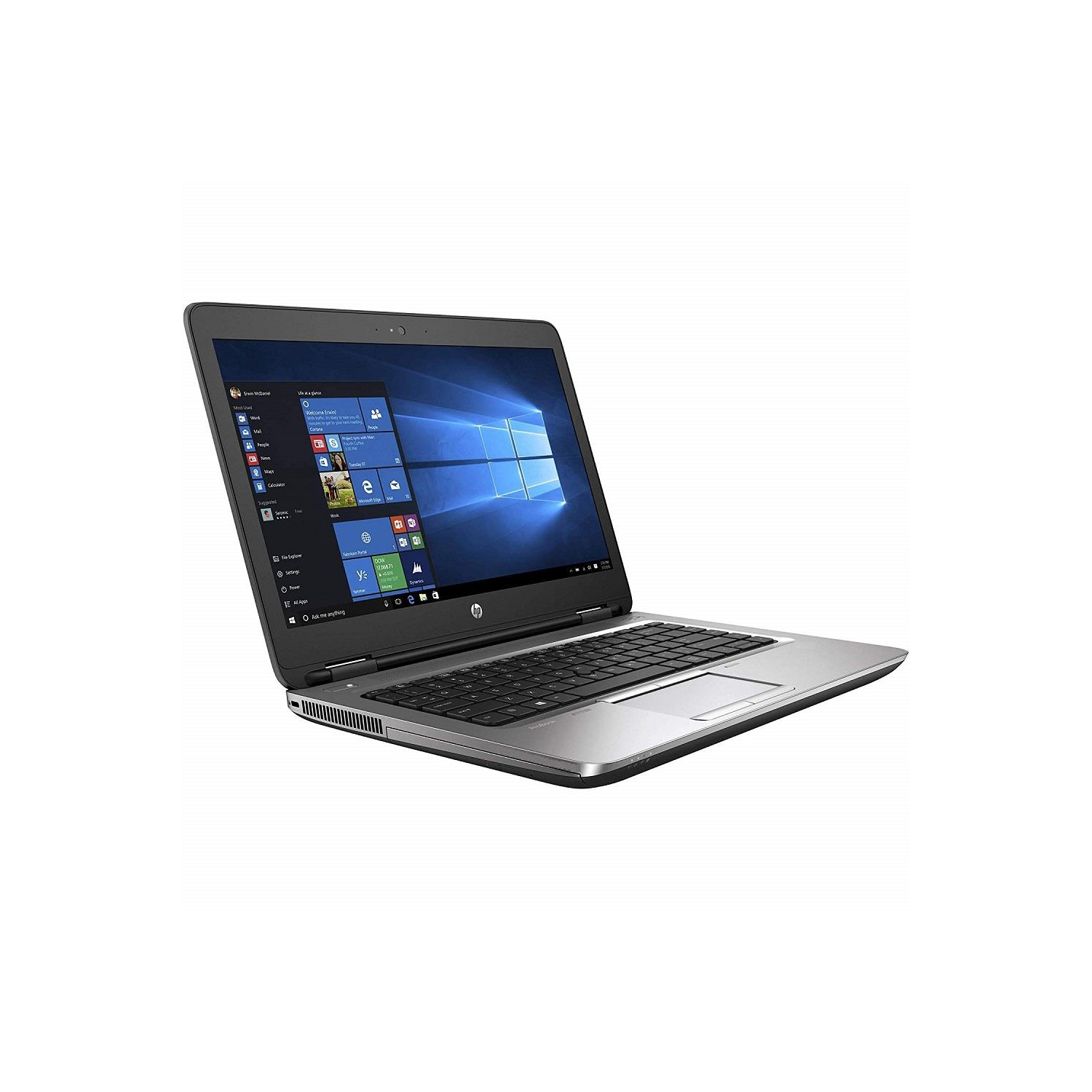 Ordinateur portable professionnel HP ProBook 640 G2 14" antireflet : Intel Core i5-6300U 2,4 GHz, 8 Go de mémoire DDR4, 128 Go m.2 SATA SSD, webcam,