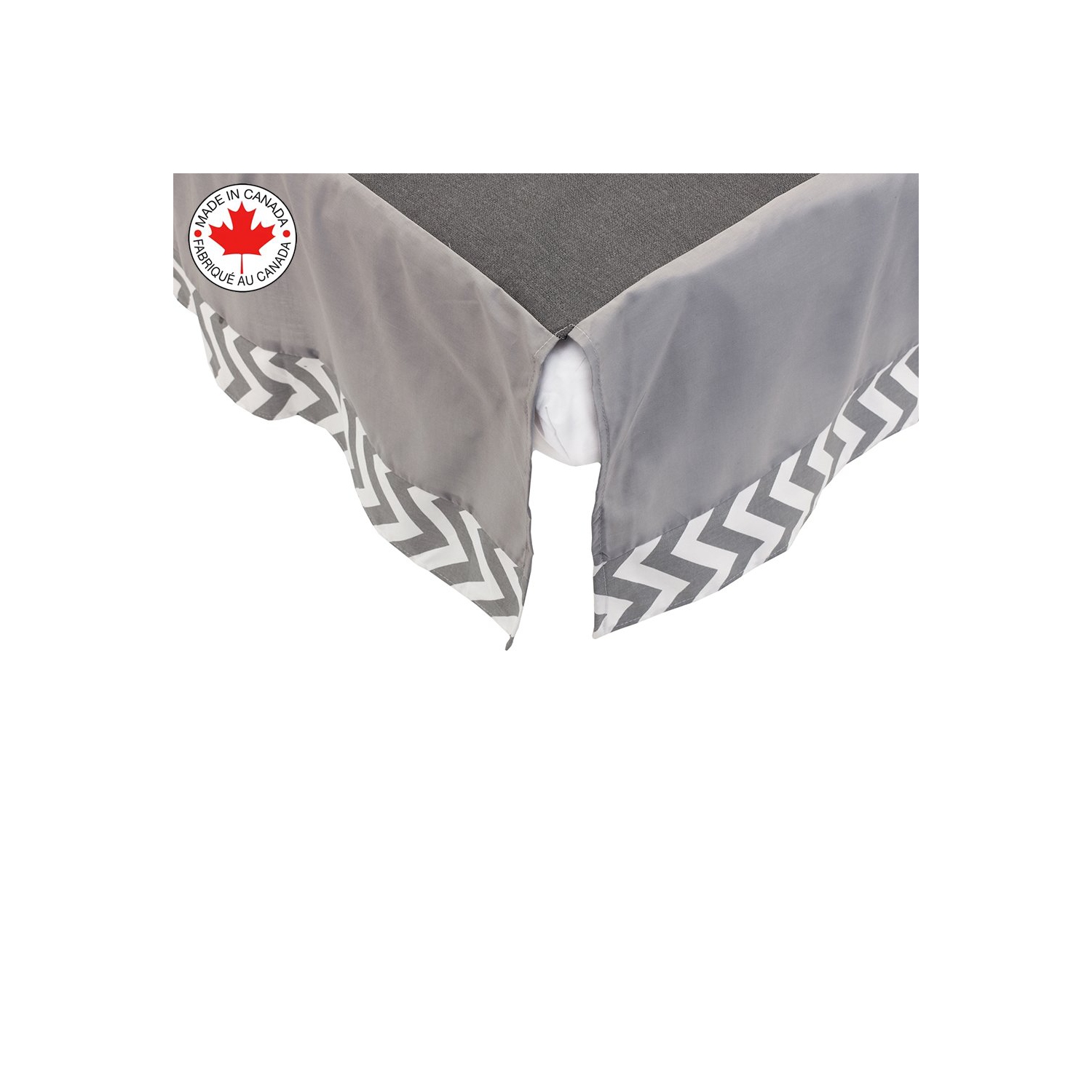 Bebelelo 7 Pieces Nursery Crib Bedding Set Including Skirt, Comforter, Quilt Cover, Fitted Sheet, and More for Kids, Baby Boys and Girls