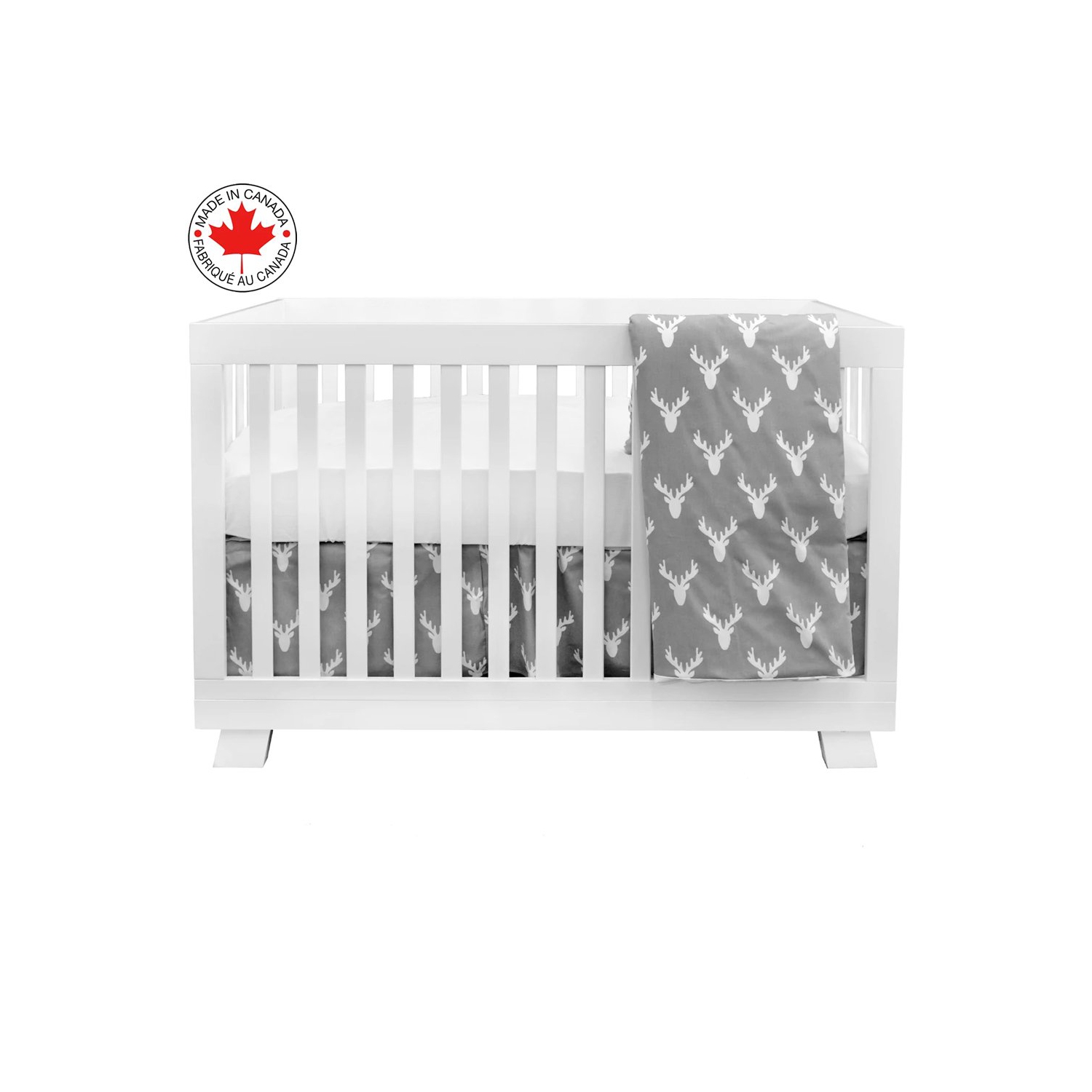 Ensemble de literie pour berceau de bébé Bebelelo pour filles - Ensemble de literie pour bébé 4 pièces