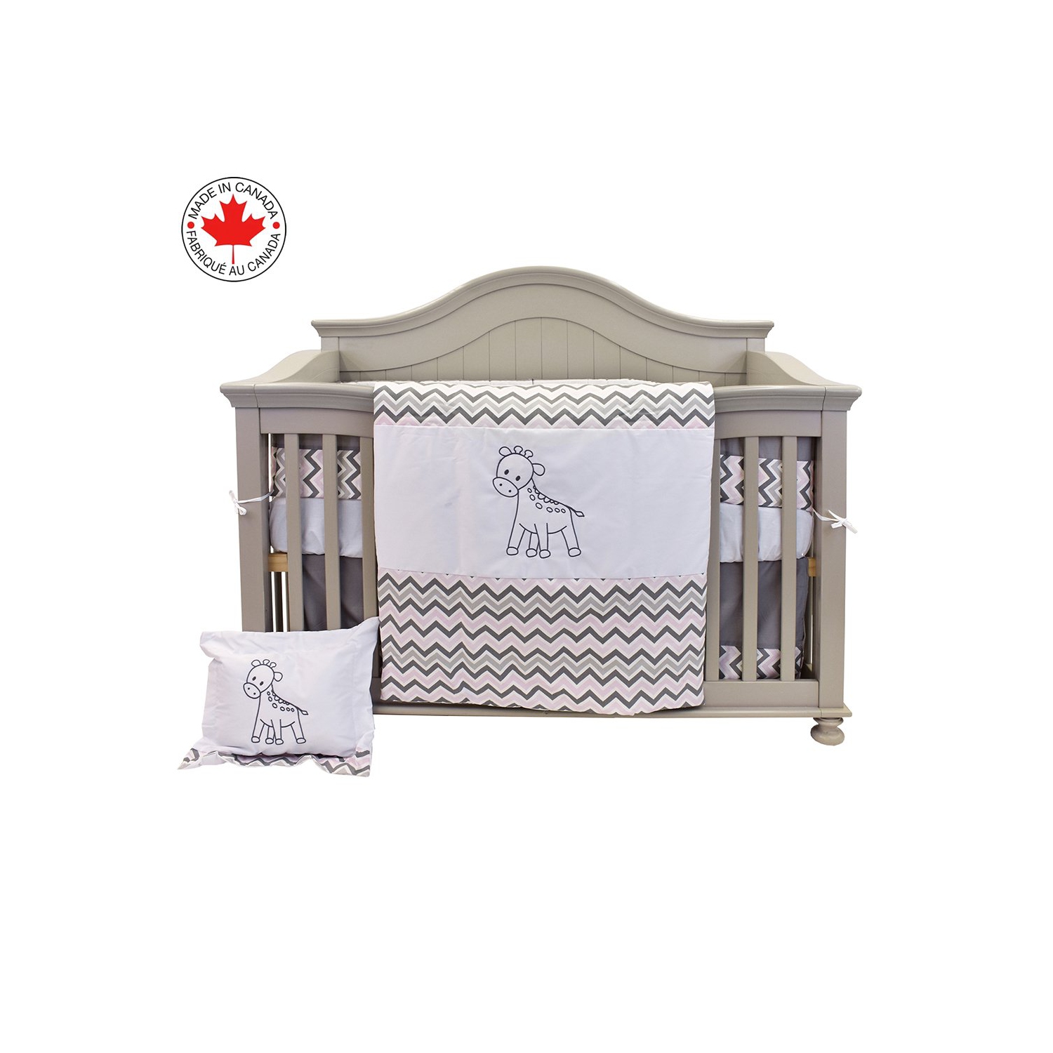 Ensemble de literie pour berceau de bébé Bebelelo pour garçons et filles - Ensemble de literie pour bébé 7 pièces