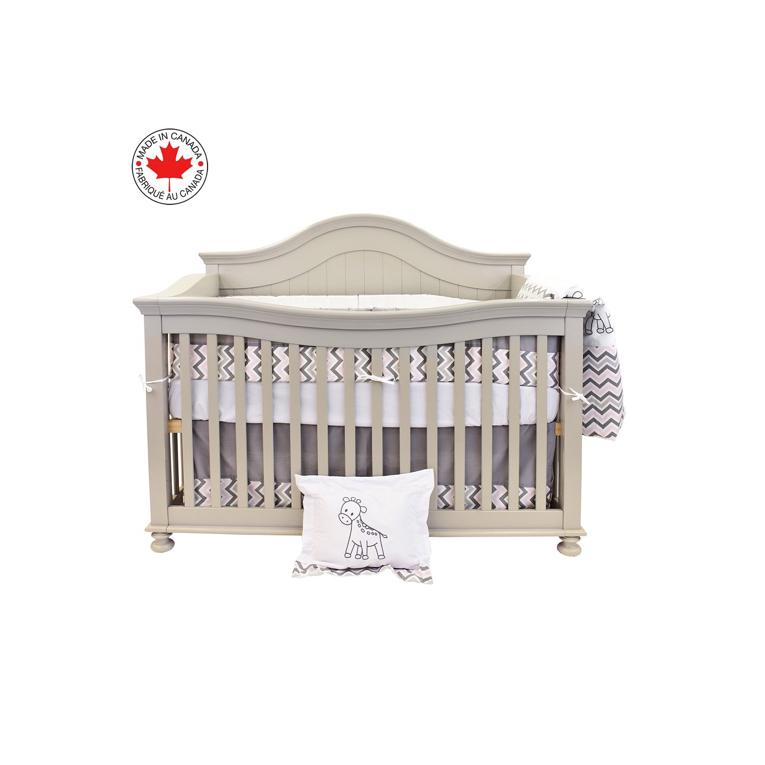 Ensemble de literie pour berceau de bébé Bebelelo pour garçons et filles - Ensemble de literie pour bébé 7 pièces
