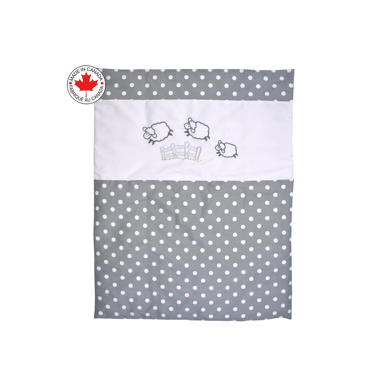 Bebelelo 5 Pieces Baby Bedding Set - Nursery Crib Set of Comforter, Mattress Cover, Quilt, Fitted Sheet and Skirt for Kids, Boys, Girls,