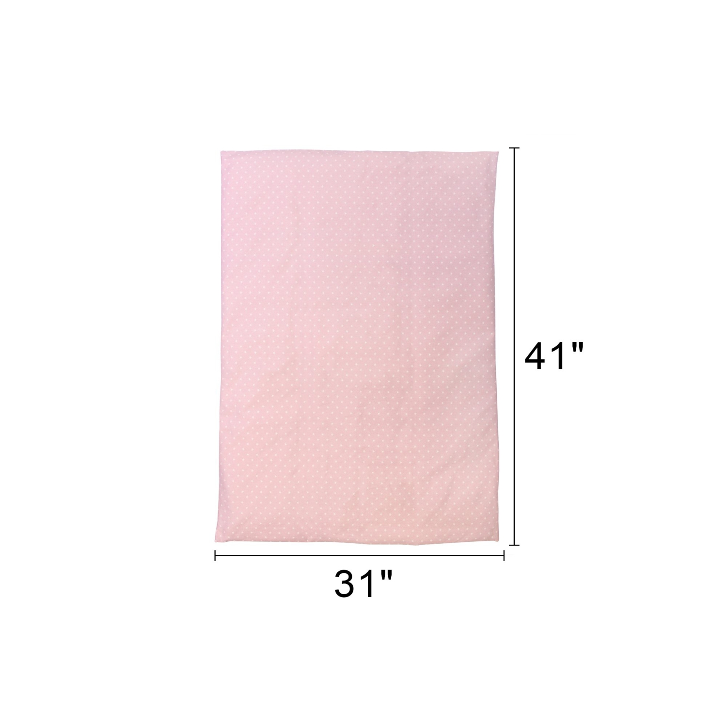 Bebelelo 4 Pieces Baby Bedding Set - Nursery Crib Set of Skirt, Mattress Cover, and Duvet with Cover for Kids, Boys, Girls,