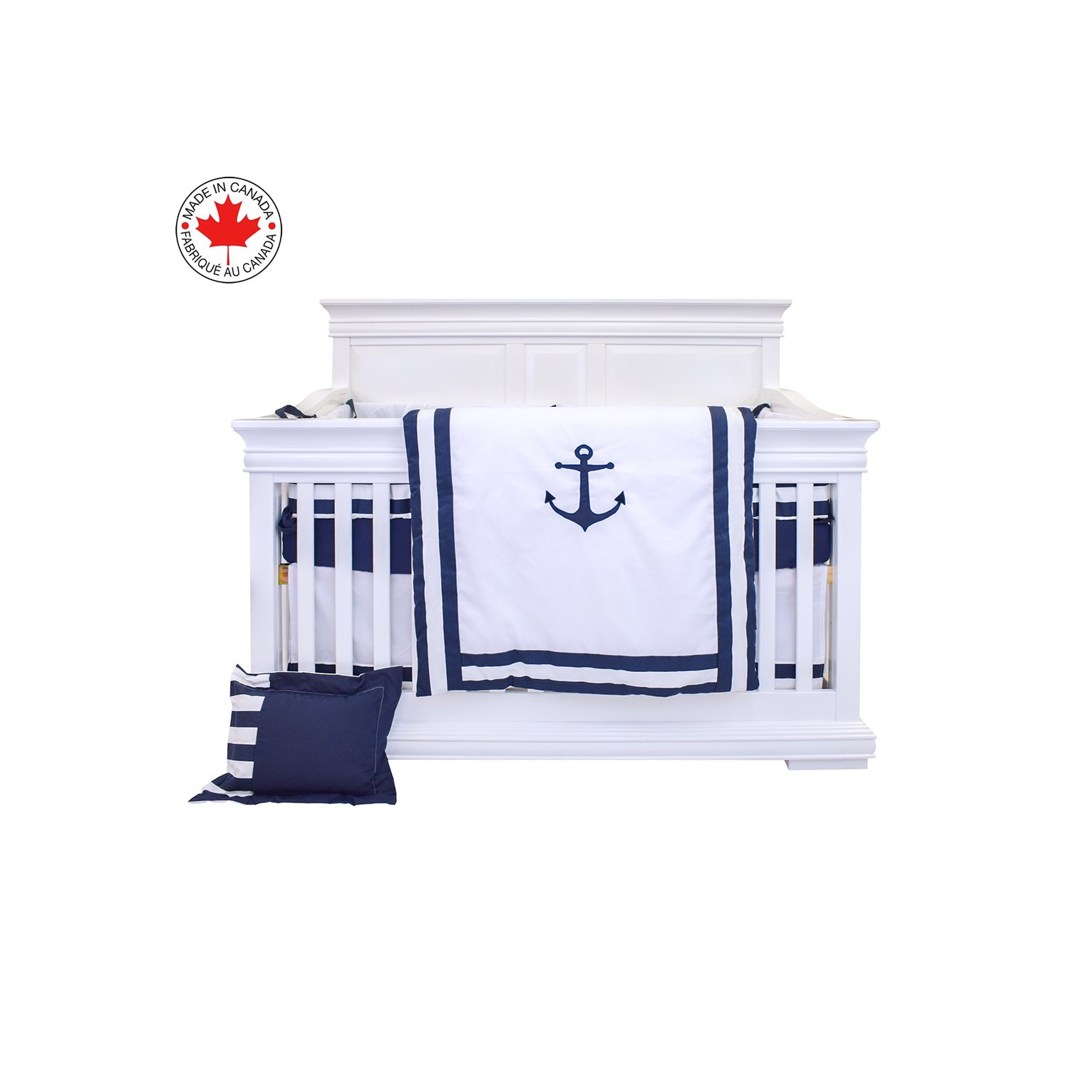 Ensemble de literie pour berceau de bébé Bebelelo pour garçons et filles - Ensemble de literie pour bébé 7 pièces