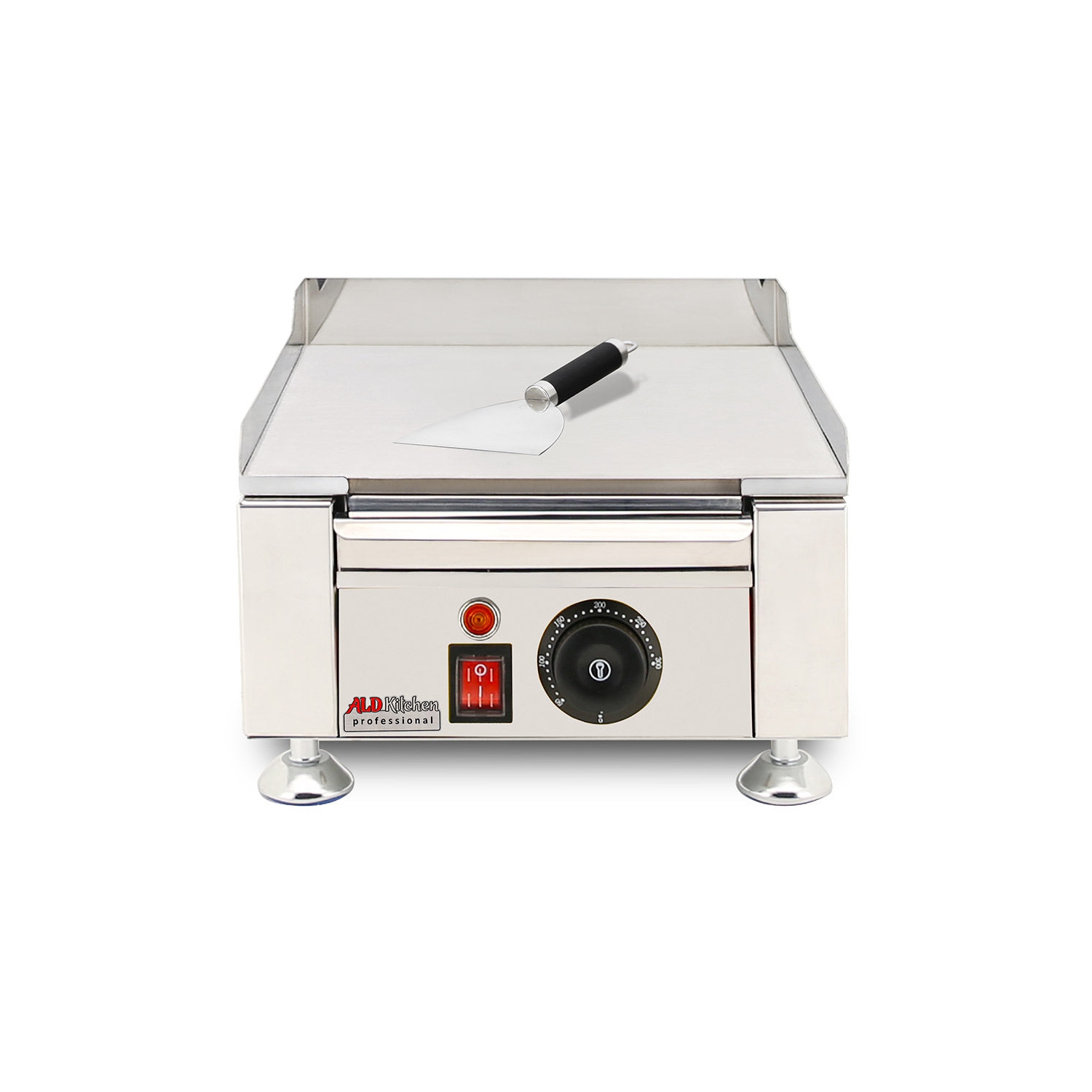 AP-414 Flat Top Griddle | Teppanyaki Grill with Dual Thermostat | 110V