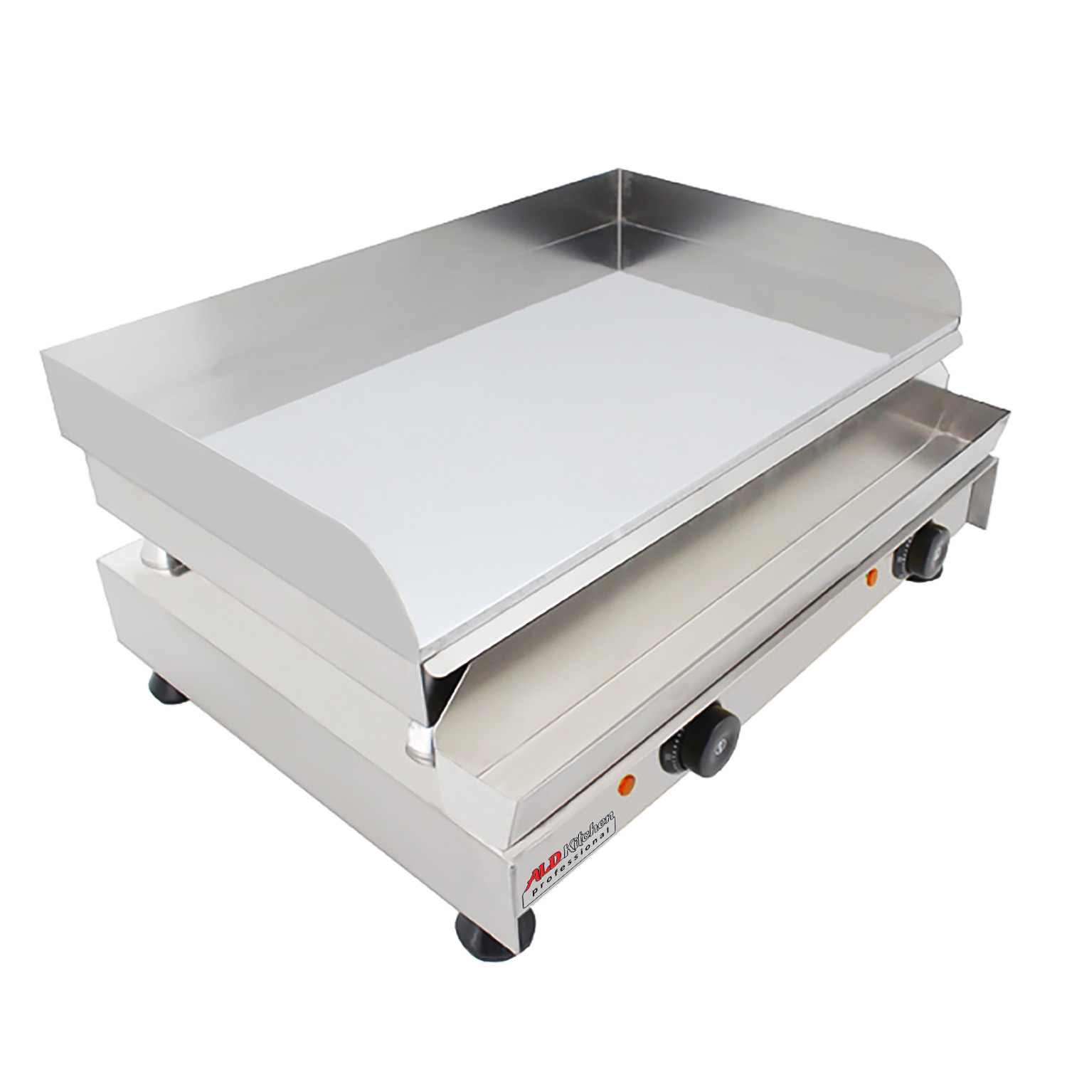 AP-416 Flat Top Griddle with Dual Thermostat | Teppanyaki Grill | No Plug | 110V