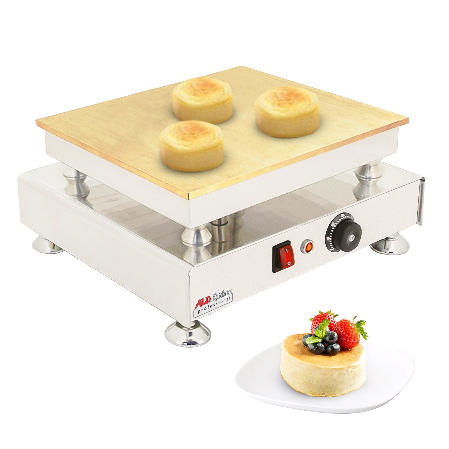 AP-408 Souffle Machine | Japanese Souffle Pancake Maker | Dorayaki Machine | Manual Control | 110V