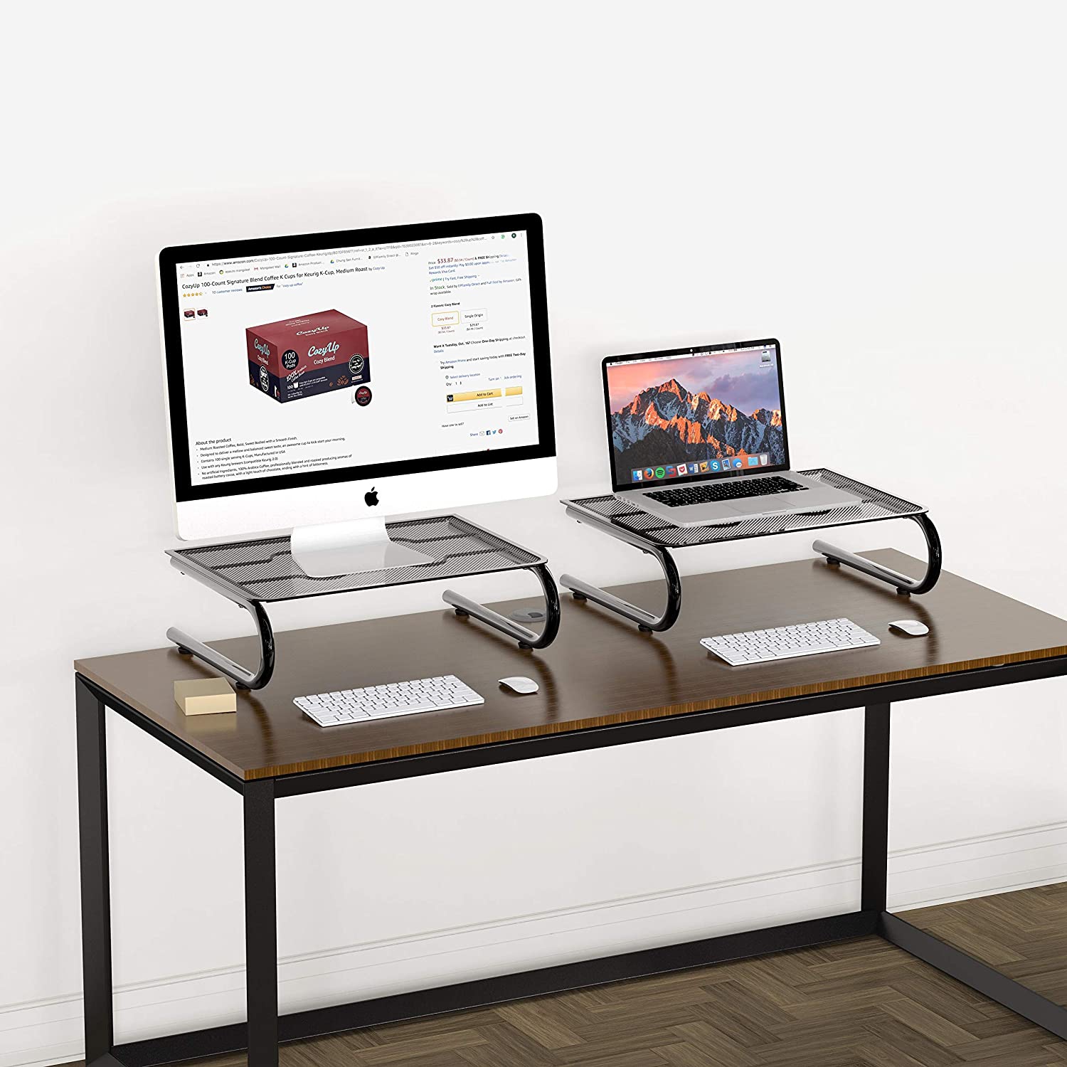 Support en filet pour moniteur