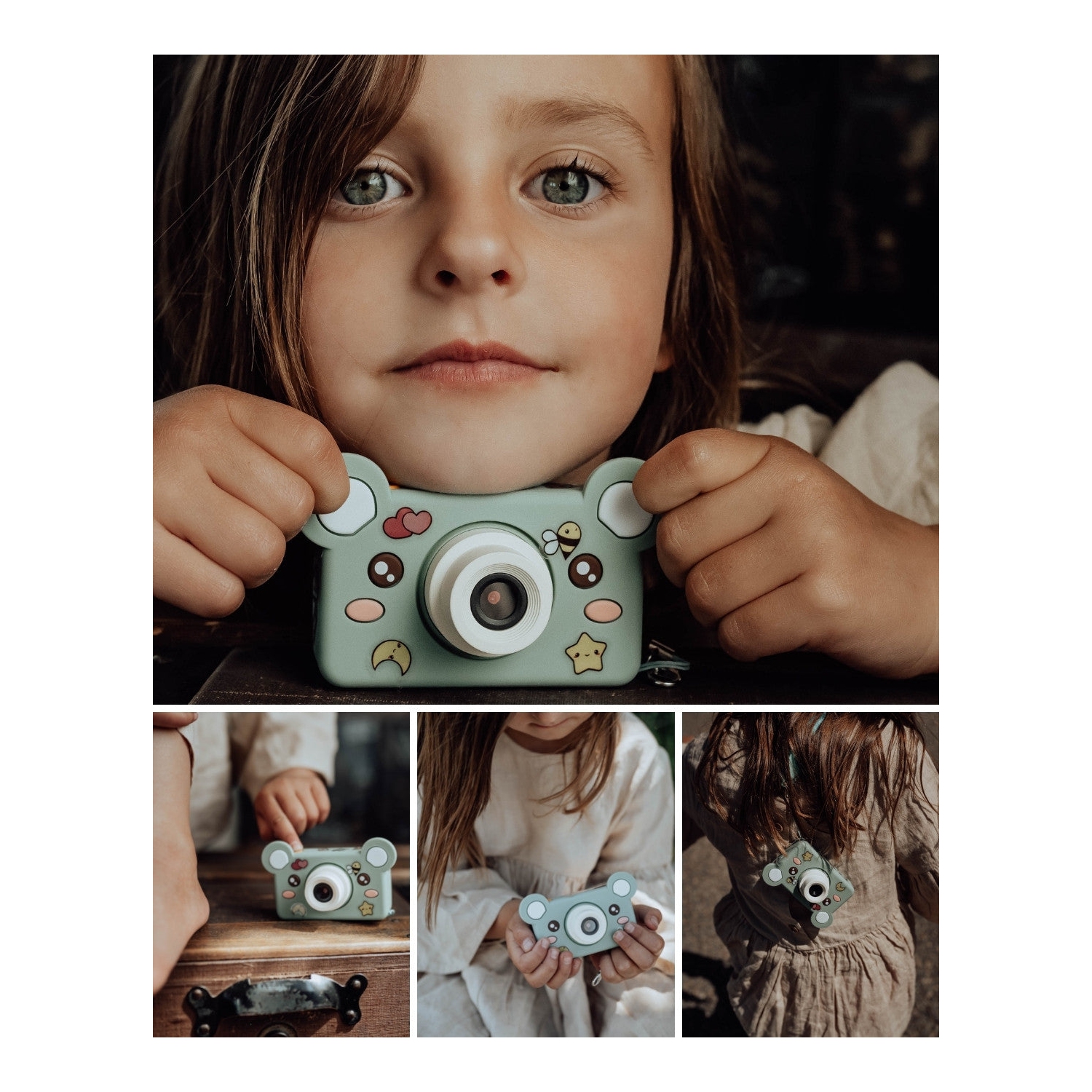 Kidamento Kids Digital Camera & Camcorder - Model C - Mikayo the Bear