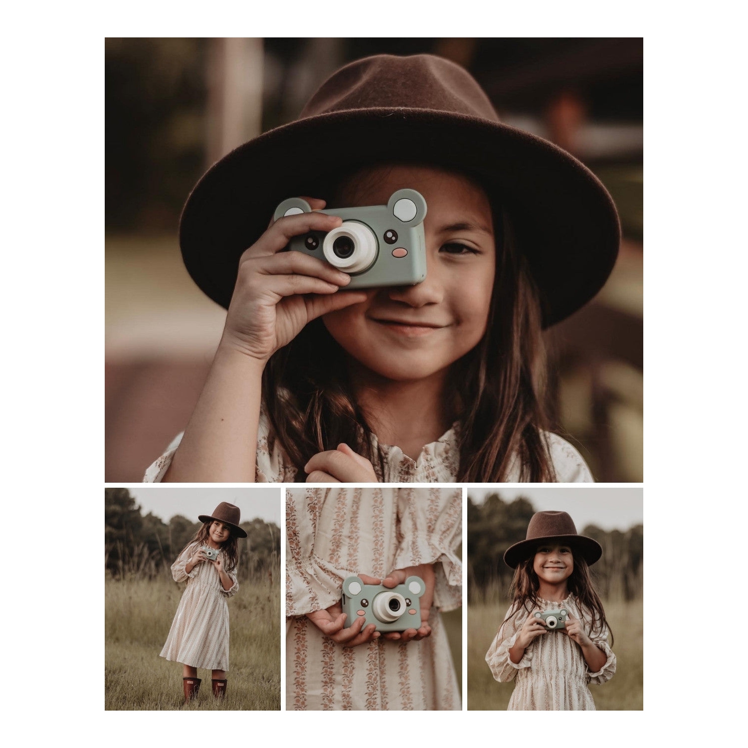 Kidamento Kids Digital Camera & Camcorder - Model C - Mikayo the Bear