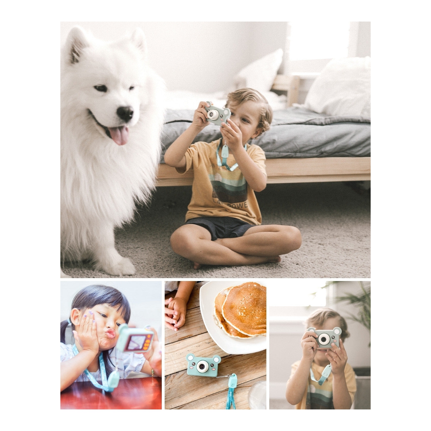 Kidamento Kids Digital Camera & Camcorder - Model C - Mikayo the Bear