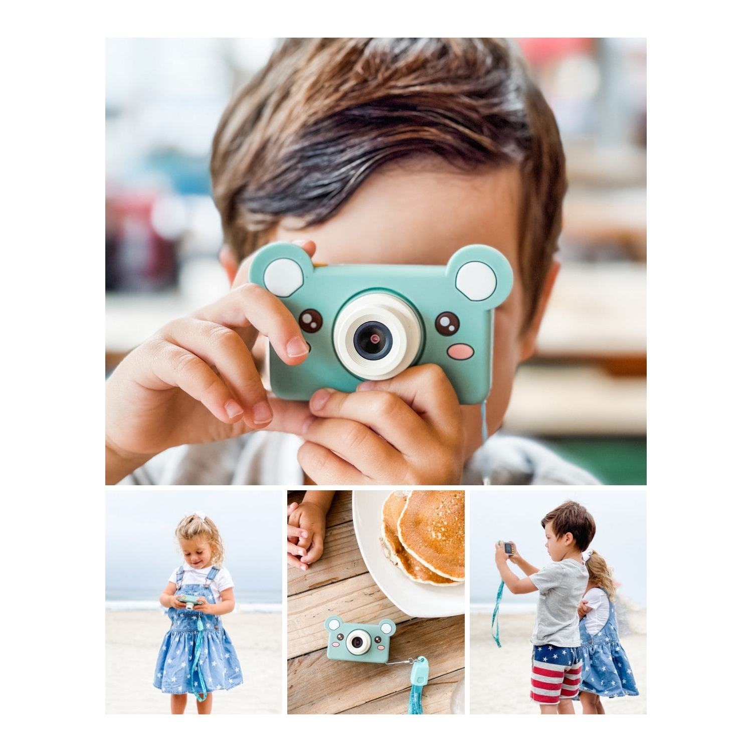 Kidamento Kids Digital Camera & Camcorder - Model C - Mikayo the Bear