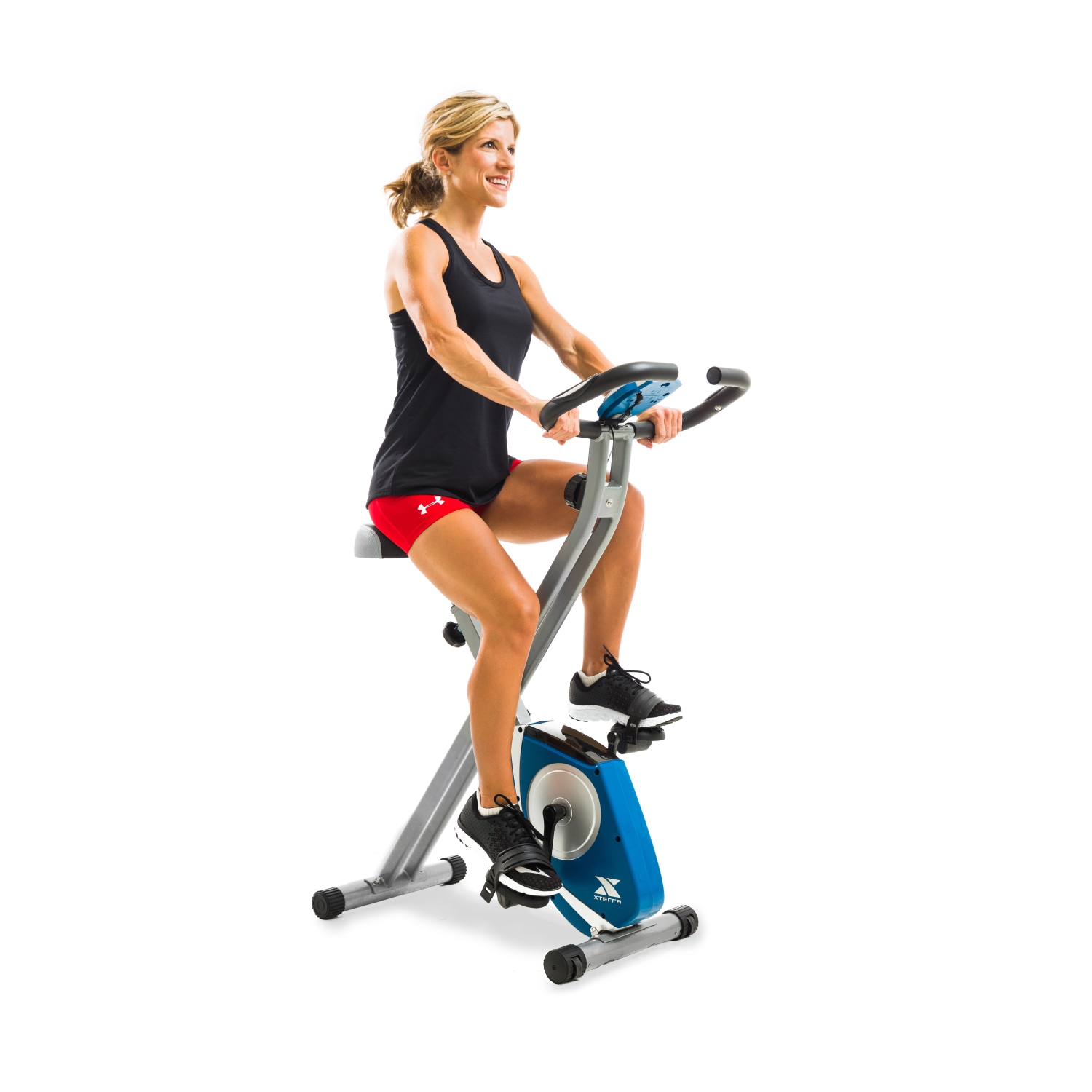 Xterra Fitness FB150 Folding Adjustable Upright Cycle with Resistance Home Fitness Cardio Workout with LCD screen Best Buy Canada