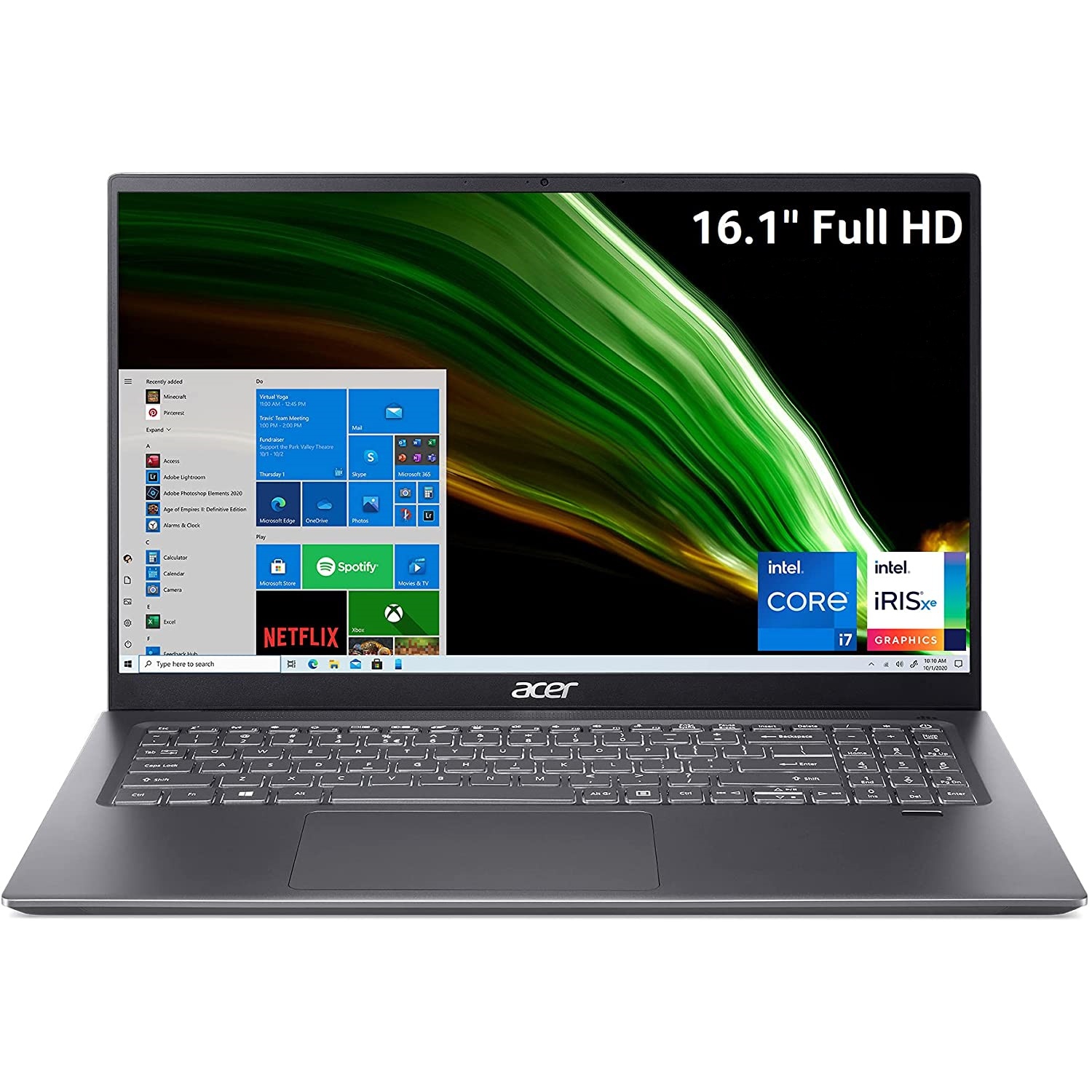Refurbished (Excellent) - Acer 16.1"Â Swift 3 (Intel i7-11370H/16Gb RAM/1.0TB SSD/Windows 11) - Manufacturer ReCertified w/ 1 Year Warranty