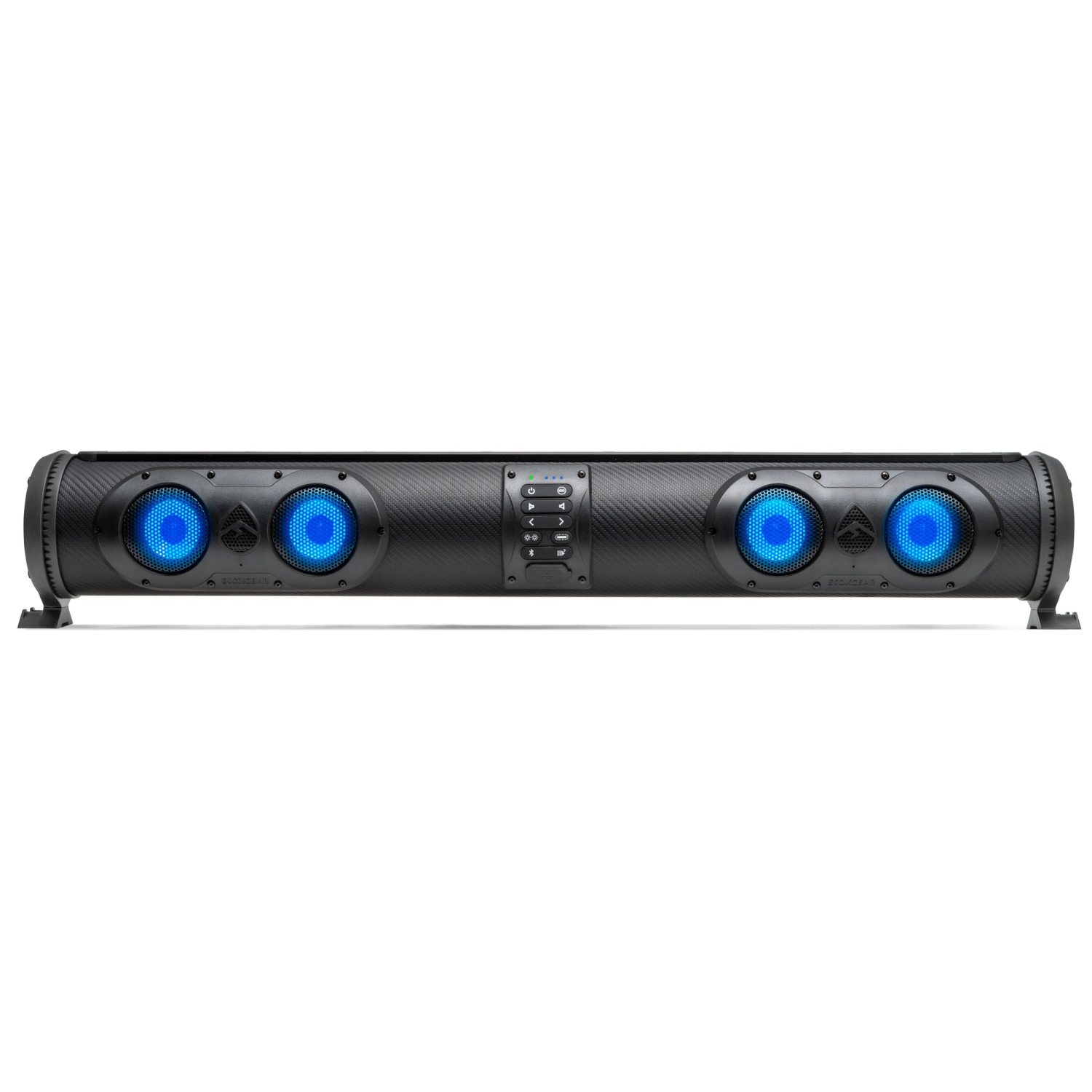 ECOXGEAR SoundExtreme SEDS32 Double-Sided Amplified Powersports 11 Speaker Bluetooth Soundbar Waterproof Sandproof with LED Lighting 500 Watts of