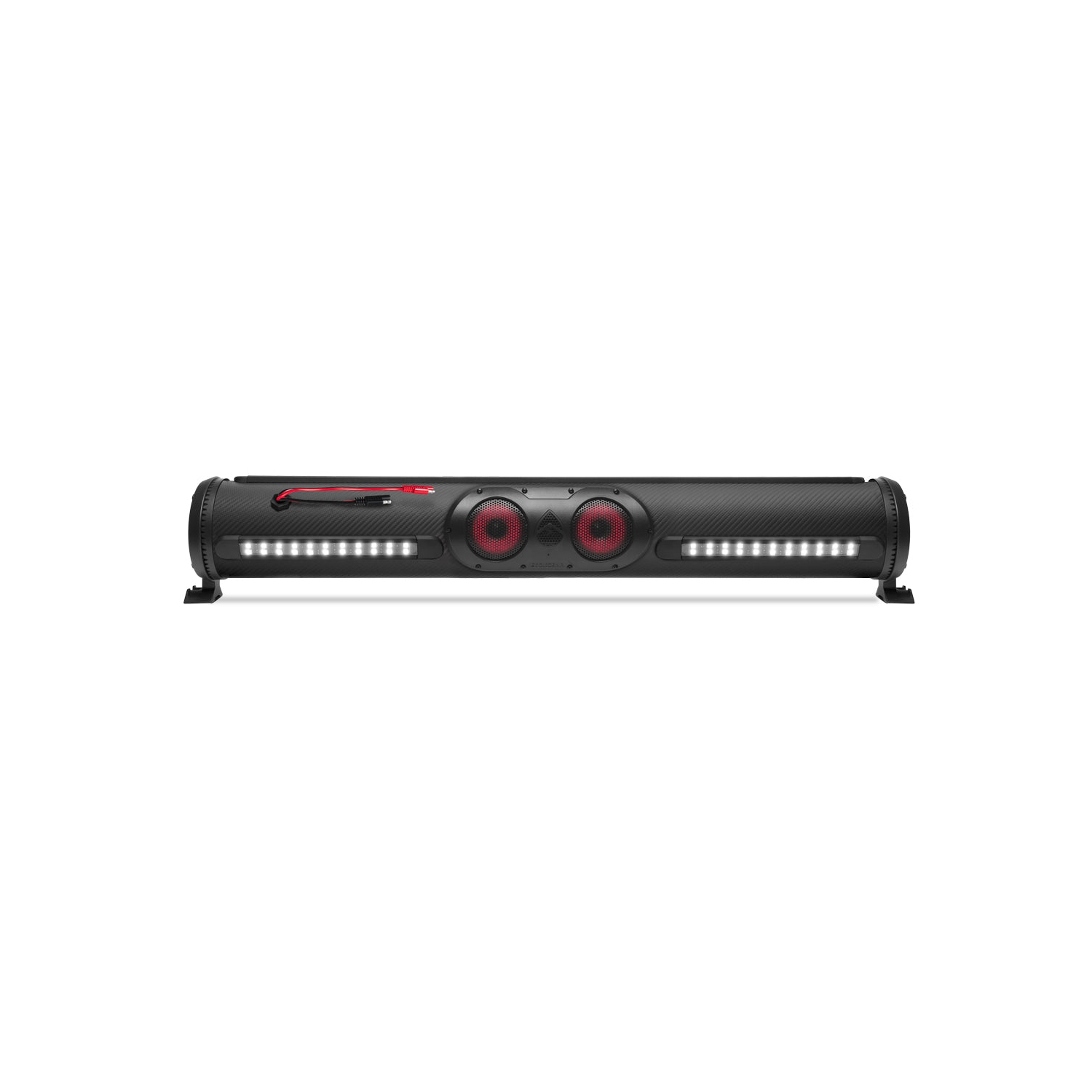ECOXGEAR SoundExtreme SEDS32 Double-Sided Amplified Powersports 11 Speaker Bluetooth Soundbar Waterproof Sandproof with LED Lighting 500 Watts of