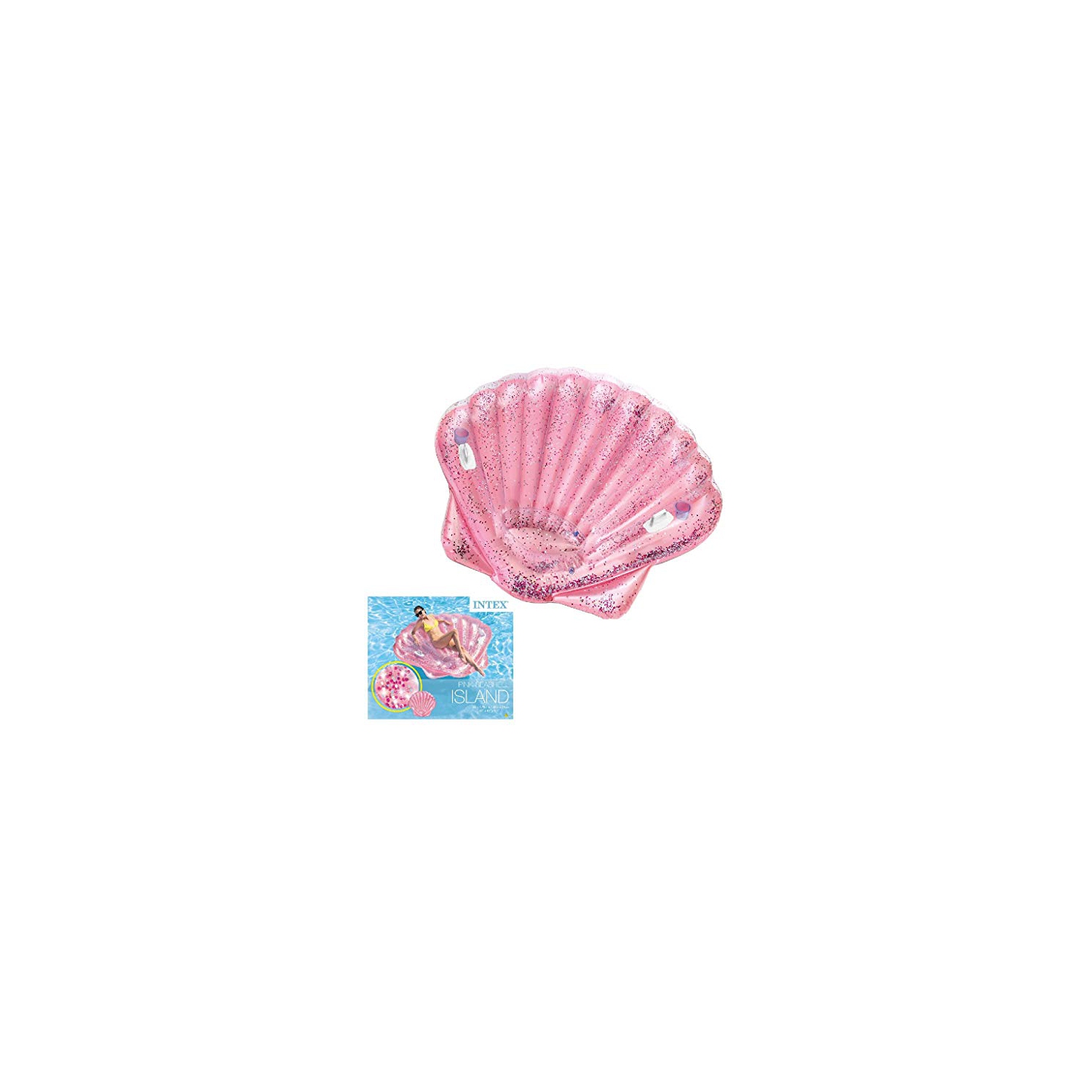Intex 57257EU - Inflatable Shell Glitter, Multicoloured