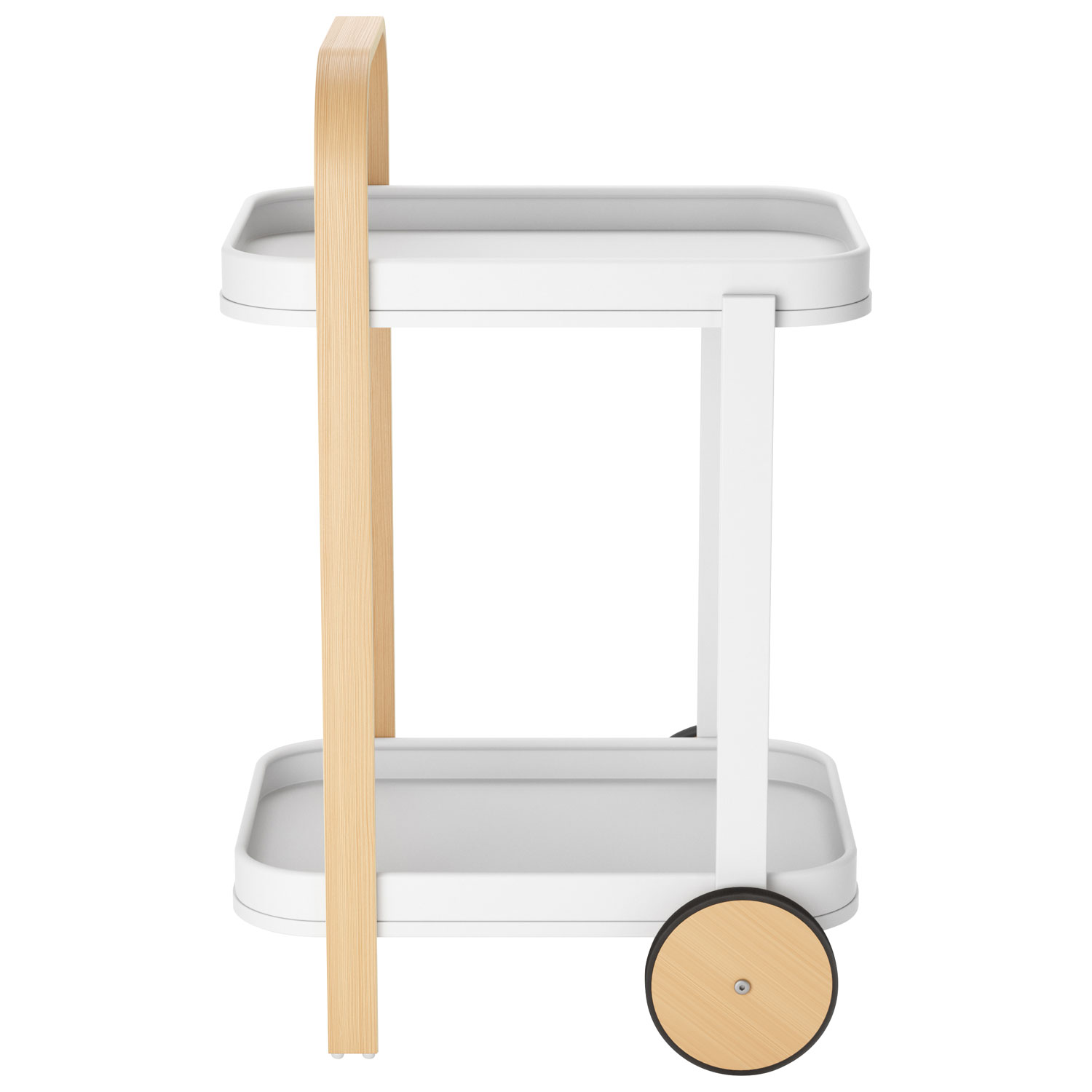 Desserte moderne Bellowood d'Umbra - Blanc/Naturel