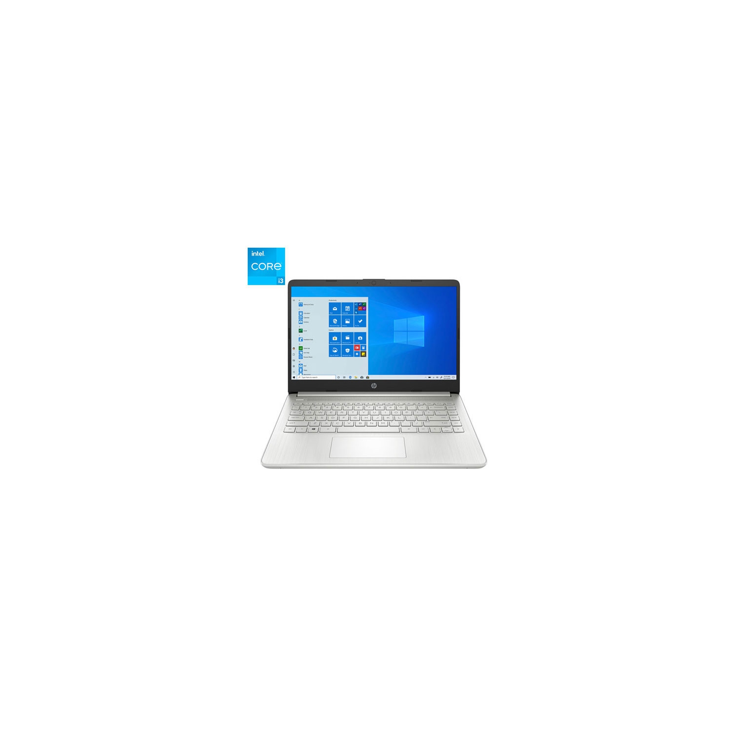 HP 14" Laptop - Silver (Intel Core i3-1115G4/512GB SSD/8GB RAM/Windows 10) - Open Box