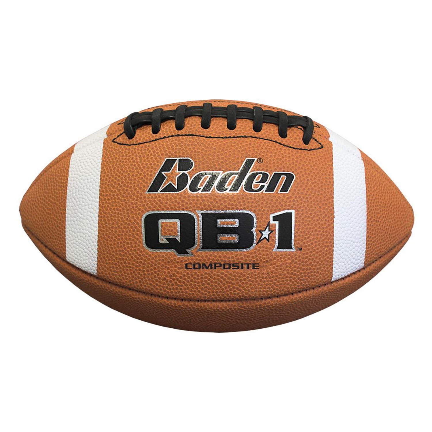 Baden QB1 Football Américian Composite - Ballon Approuvé par NFHS pour Jeu Intérieur/Extérieur, Taille 9