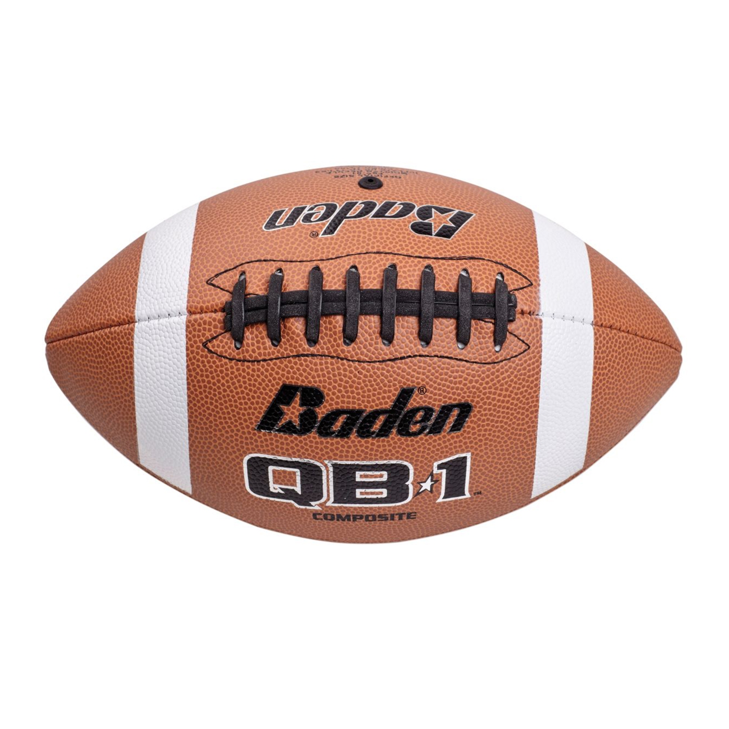 Baden QB1 Football Américian Composite - Ballon Approuvé par NFHS pour Jeu Intérieur/Extérieur, Taille 9