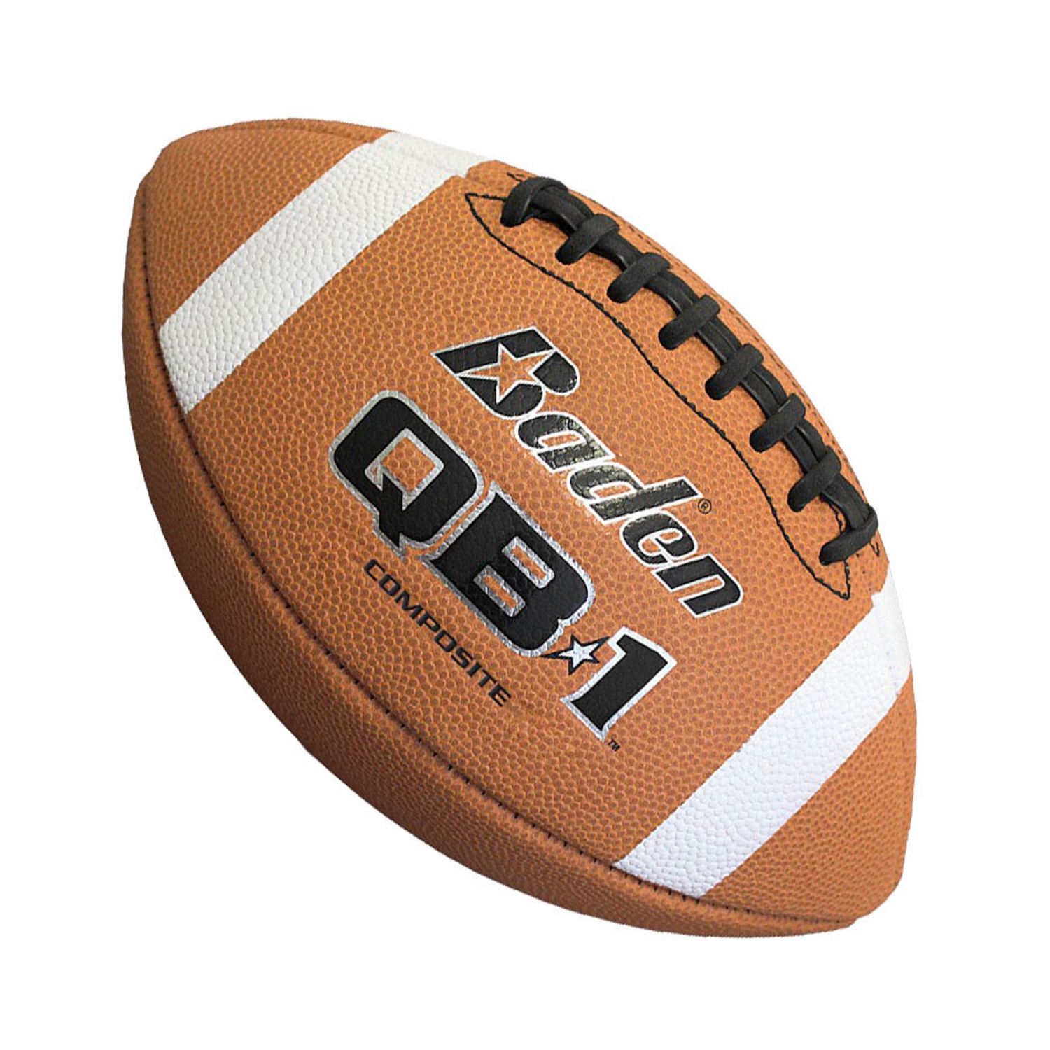 Baden QB1 Football Américian Composite - Ballon Approuvé par NFHS pour Jeu Intérieur/Extérieur, Taille 9