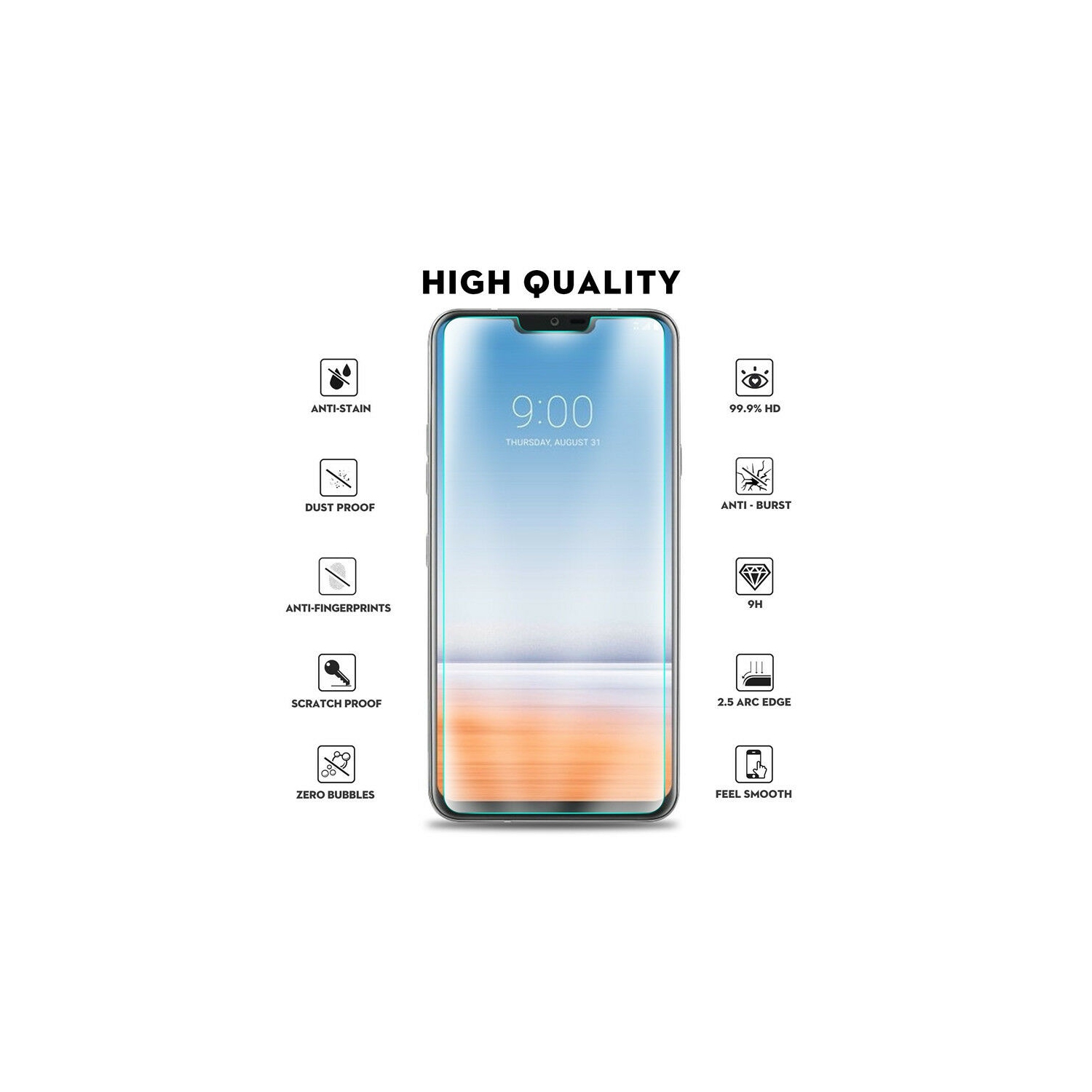 TEDLIN 9H FILM DE PROTECTION EN VERRE TREMPE D’ÉCRAN INCASSABLE POUR SAMSUNG GALAXY S20