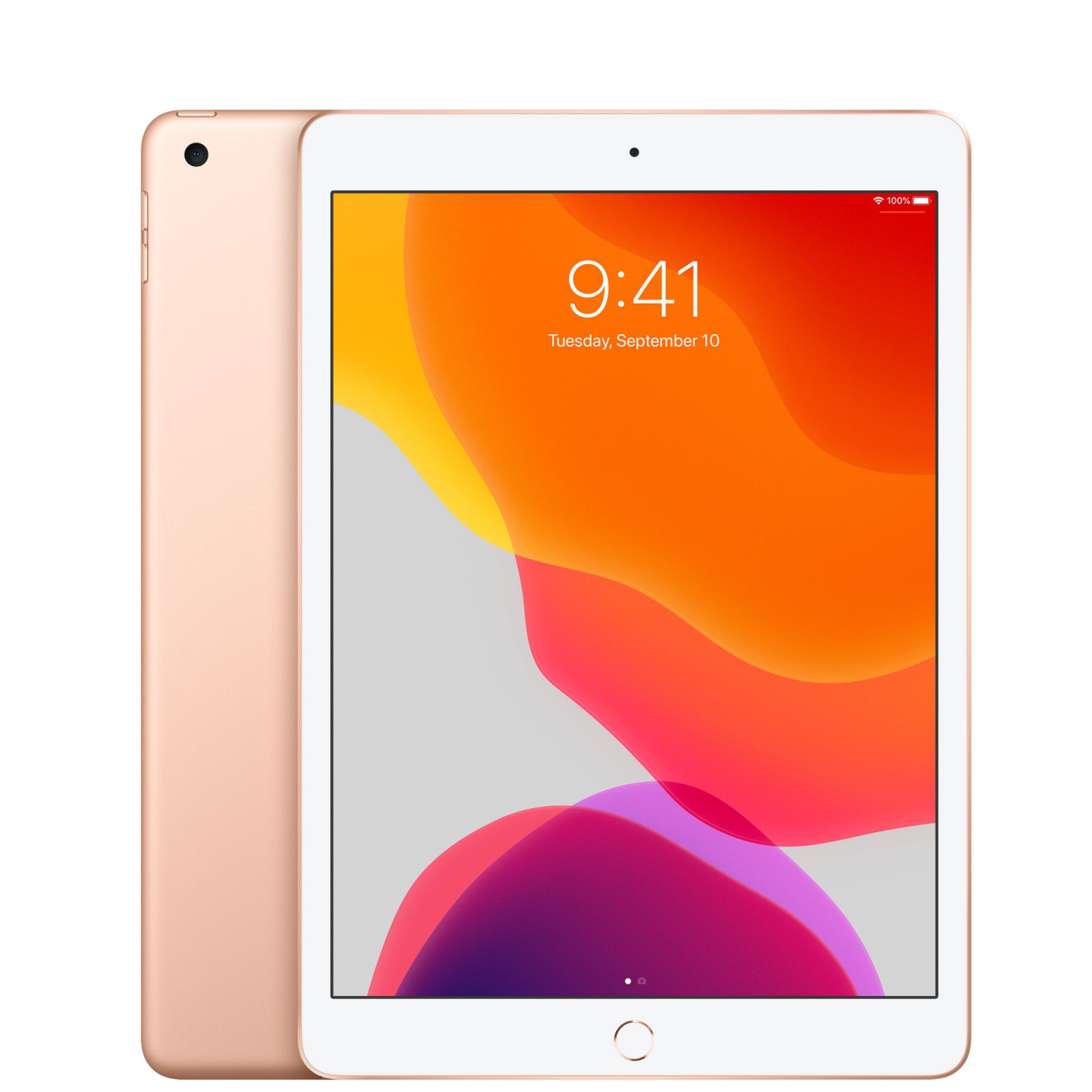 Refurbished - Apple iPad 10.2" 128GB with Wi-Fi (7th Generation)- Gold-Apple Certified Refurbished