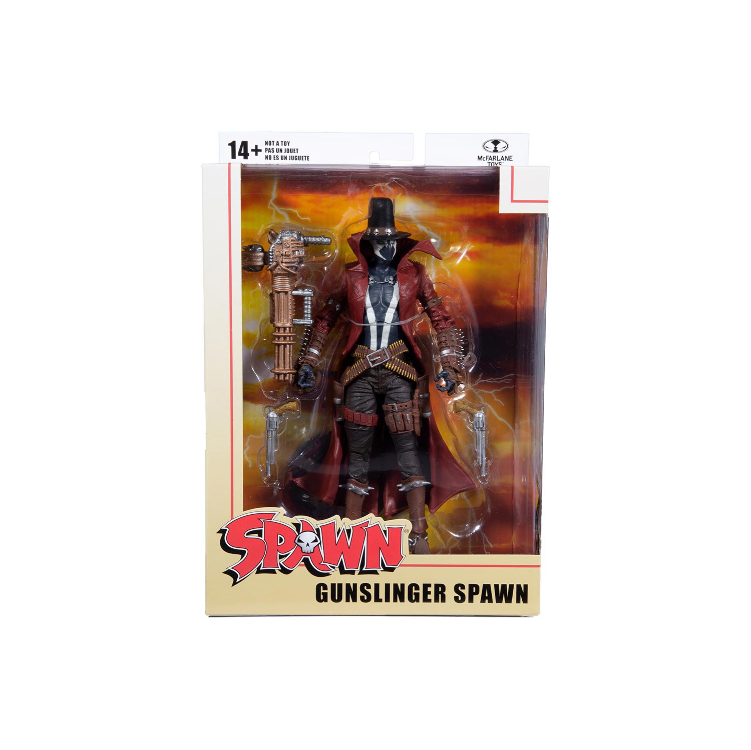 Spawn 7 Inch Action Figure Wave 2 - Gatling Gun Gunslinger Spawn