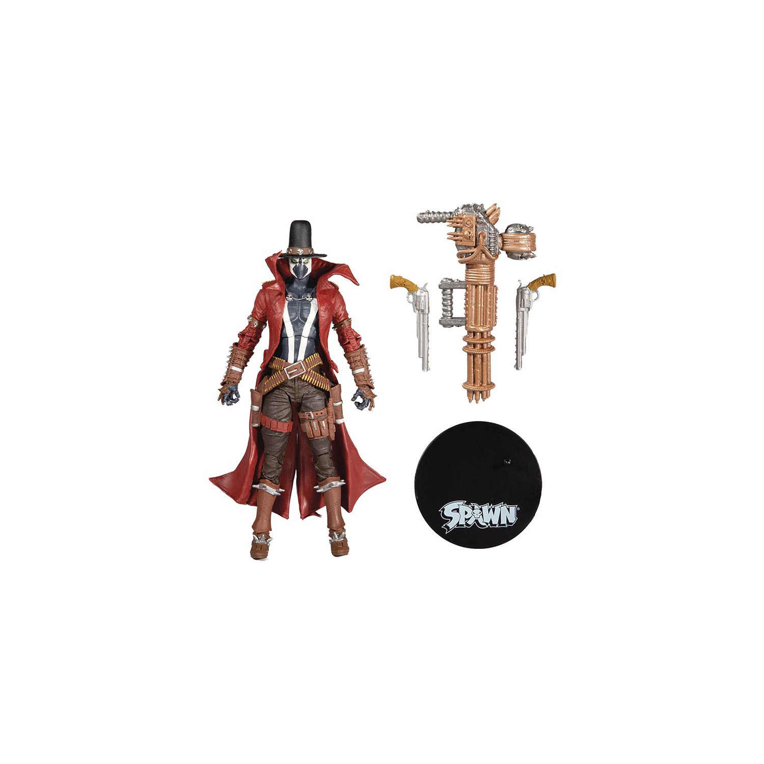 Spawn 7 Inch Action Figure Wave 2 - Gatling Gun Gunslinger Spawn