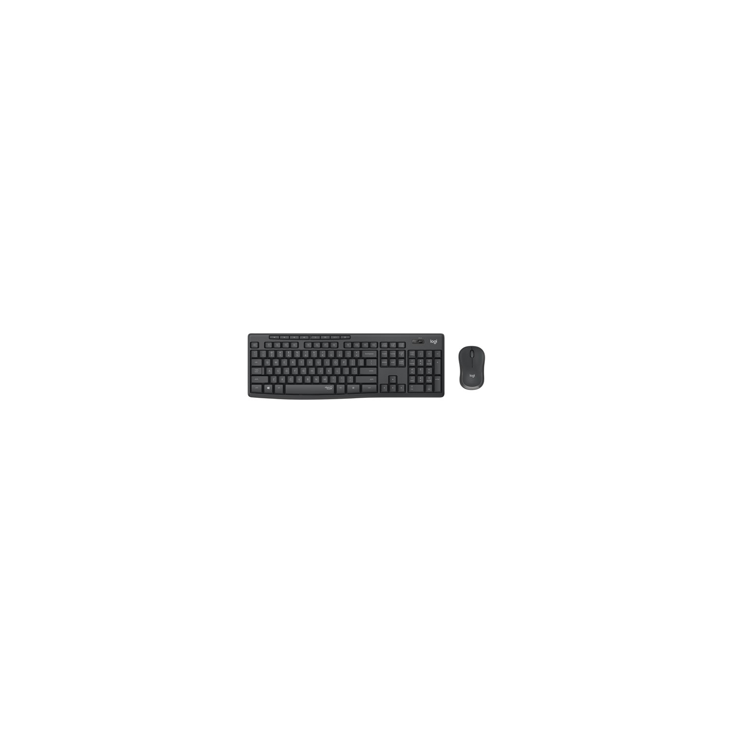 Open Box - Logitech MK295 Silent Wireless Optical Keyboard & Mouse Combo - Graphite