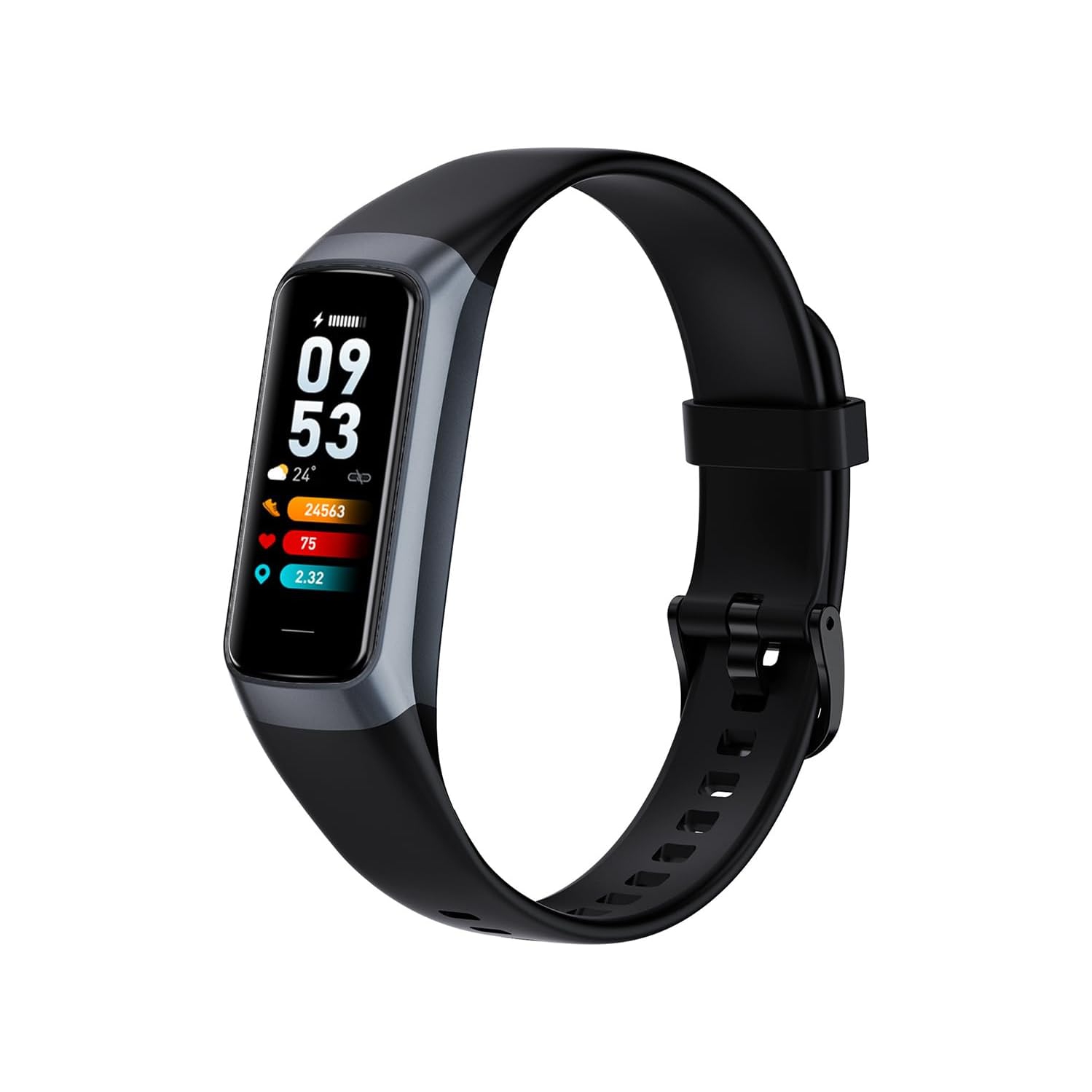 Heart Rate Fitness Tracker & Activity Smartwatch, Sports Bracelet with Sleep Monitor, Calorie Counter, Pedometer & IP67 Waterproof Wristband for Men