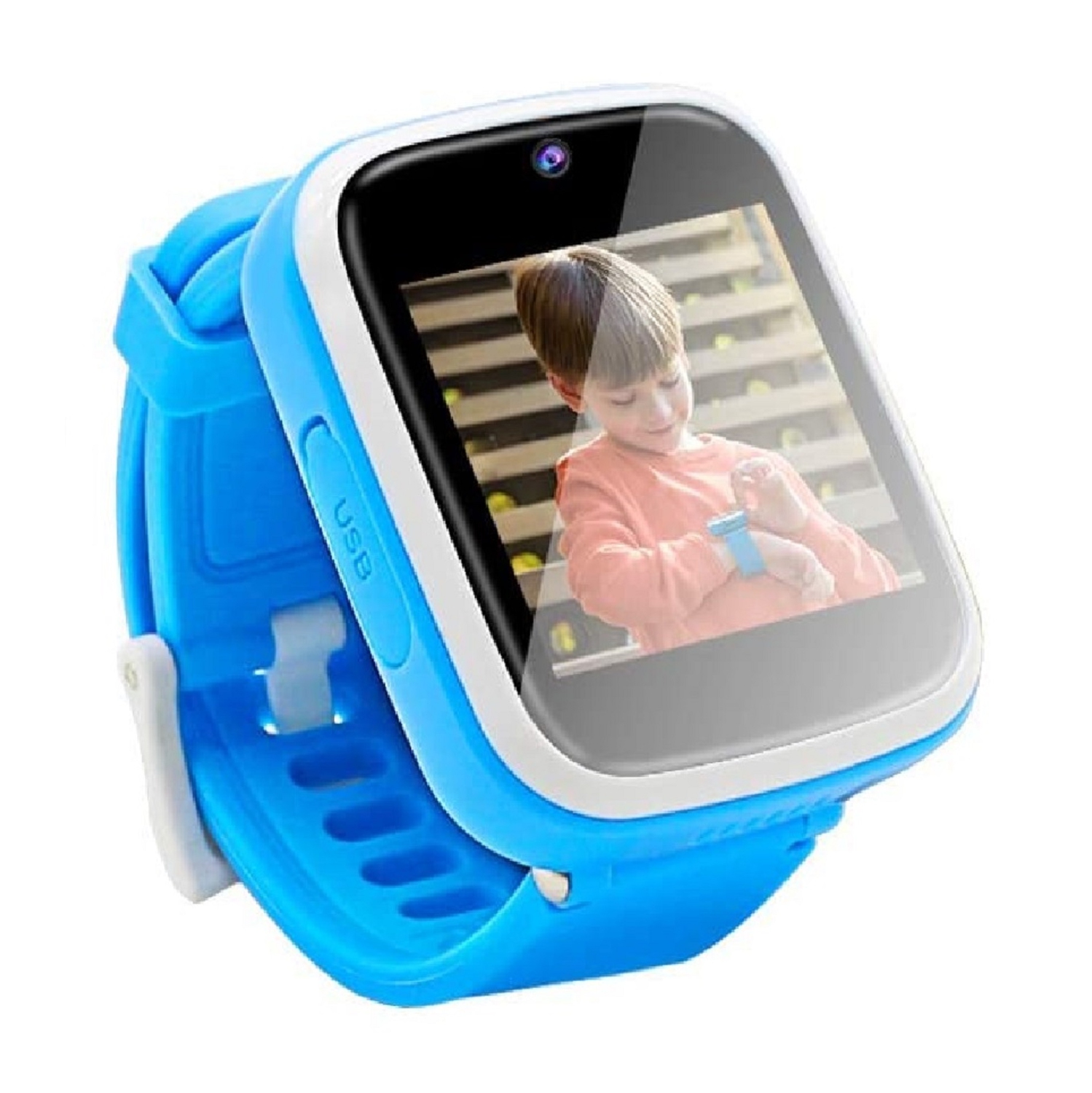 ULTREND Techie-Kidz Dual Camera touch Screen Smartwatch for Kids with Music player, Torch, Games & Activities
