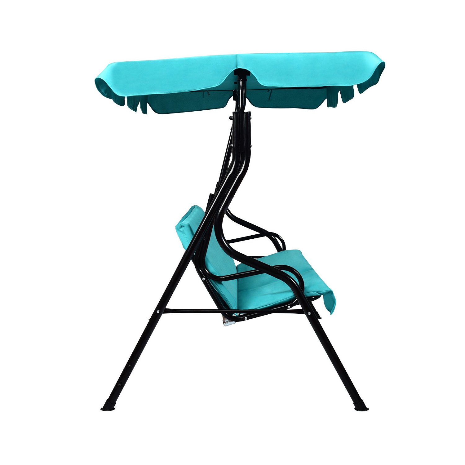 Hamac d’extérieur à 3 sièges avec cadre en aluminium ajustable et étanche de PatioJoy