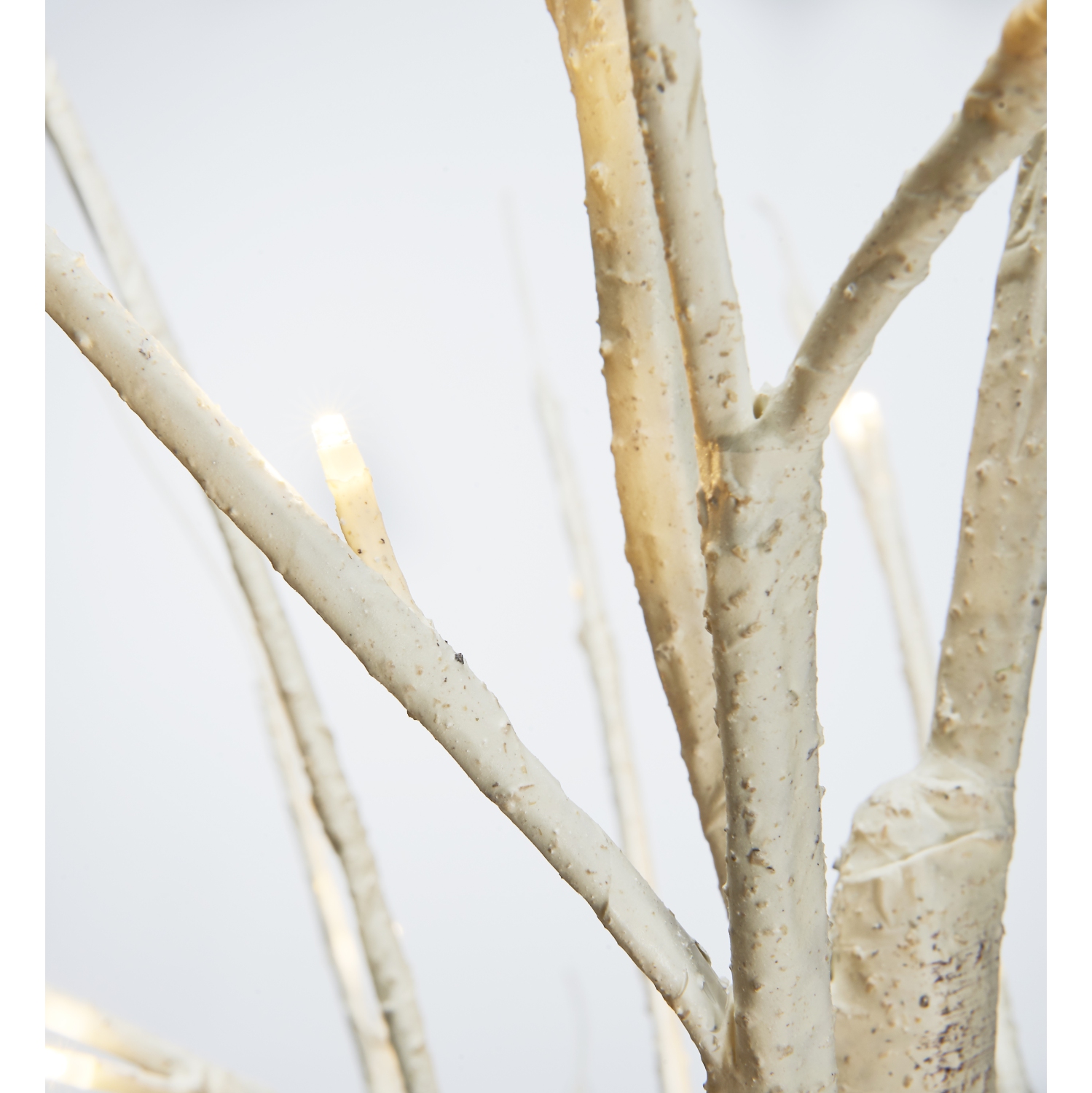 Hi-Line Gift Ltd Birch Tree On Metal Base In/Outdoor 48 LED 47 Inch High with 8 Lighting Modes