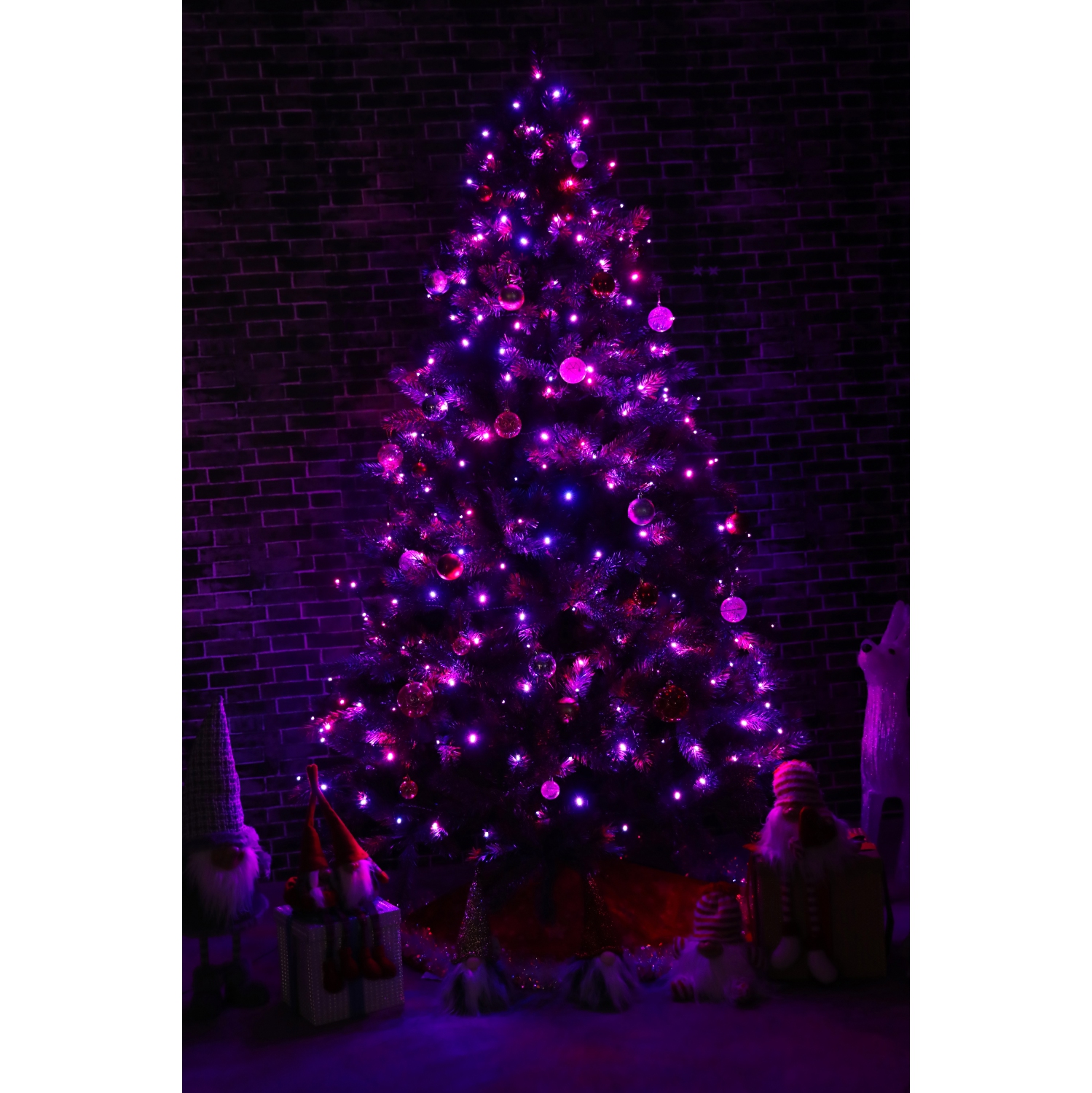 Hi-Line Gift Ltd Multi-Function Timed String Lights - 200 RGB LEDs with Remote