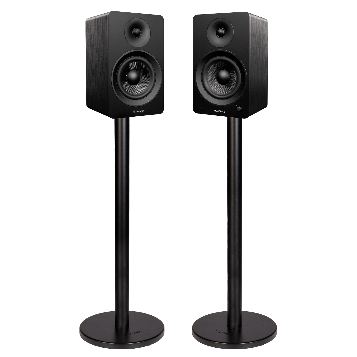 Fluance Ai61 Powered 2-Way 2.0 Stereo Bookshelf Speakers with 6.5