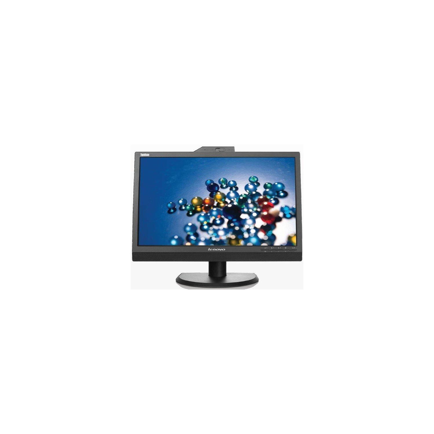 Refurbished (Excellent) - Lenovo LT2223ZWC 21.5" 1920x1080 Widescreen LED Backlit LCD Monitor-Web Cam-HDMI-Recertified
