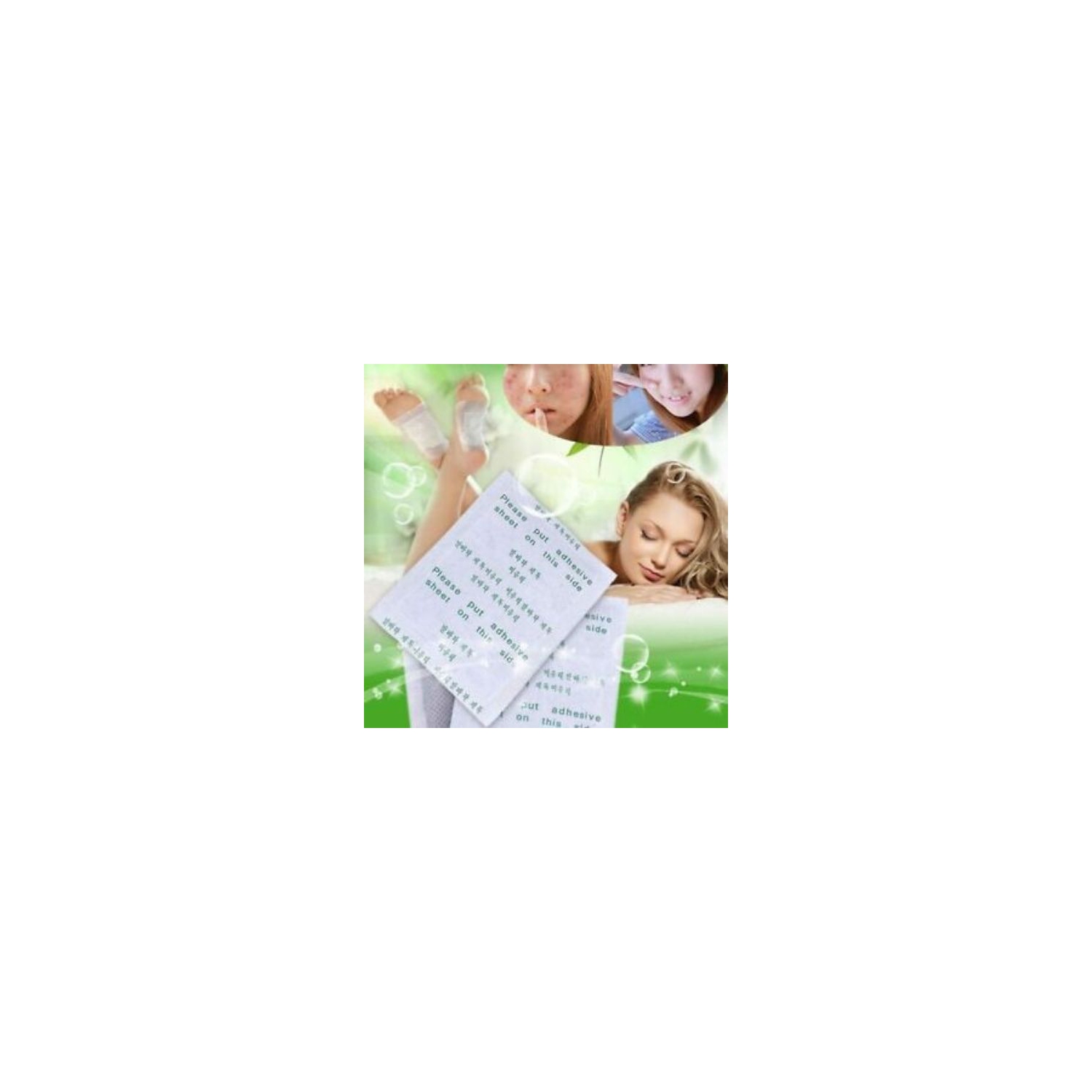 100% Organic Foot Detox Pad Cleansing Patch Pain Relief Soothing Herbal Unisex