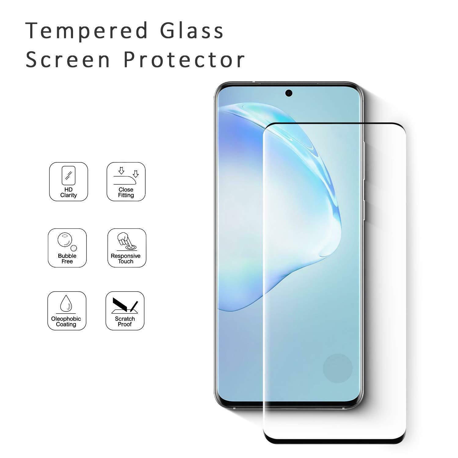 (KeeGuard) For Samsung S22 Ultra Premium Tempered Glass Screen Protector + Lens Protector